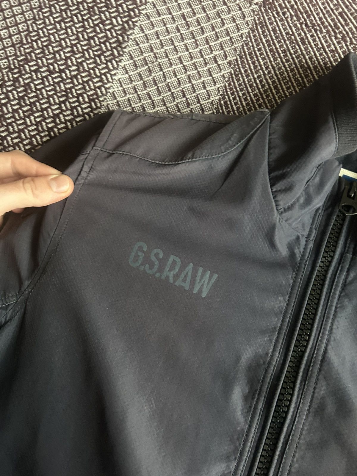 G-Star G-Star Raw Denim Sports Conway Bomber Jacket Faded Size L Size US L / EU 52-54 / 3 - 4 Thumbnail