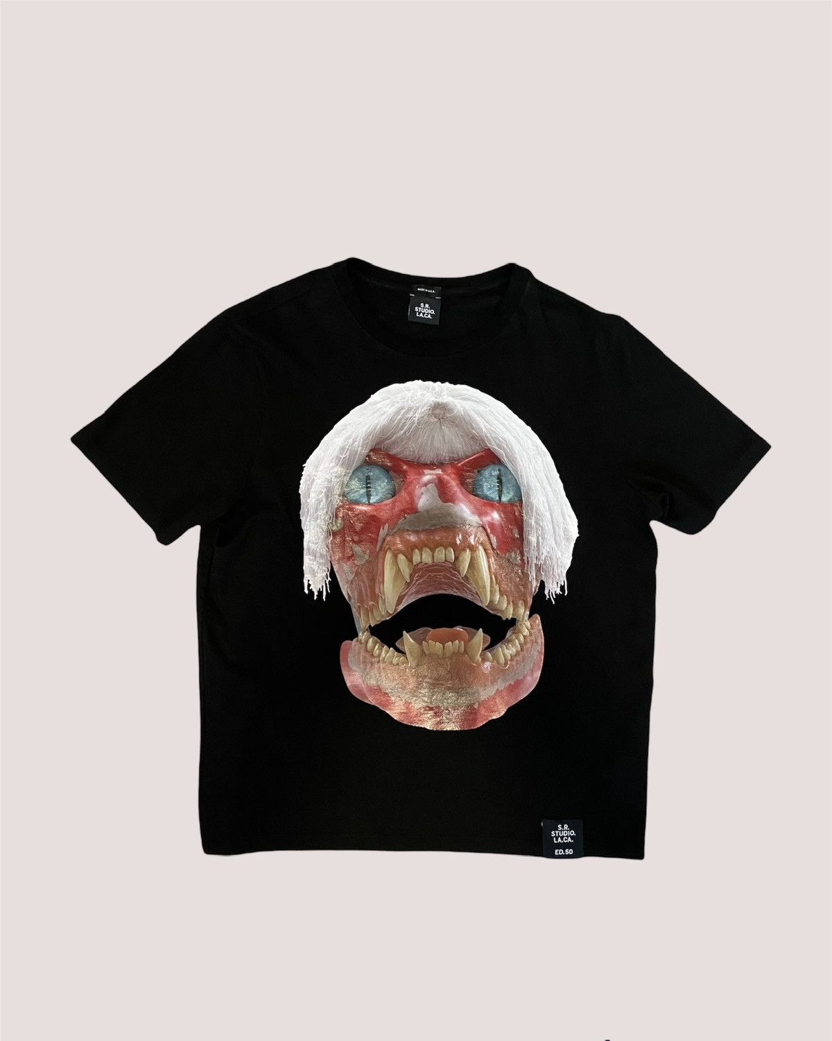 Sterling Ruby S.R. Studio. LA. CA. ED50 Rare Limited Skull Shirt Graphic Size US L / EU 52-54 / 3 - 1 Thumbnail