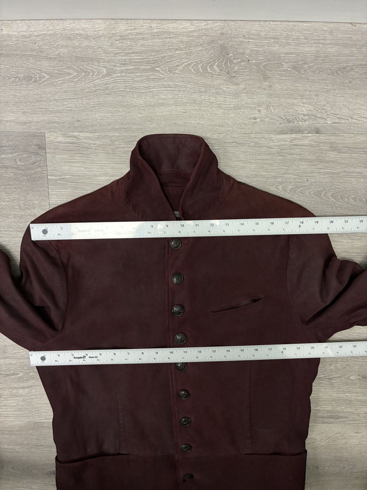 John Varvatos Woodward Multibutton Suede Jacket EU 50 USA 40 Size US M / EU 48-50 / 2 - 16 Thumbnail