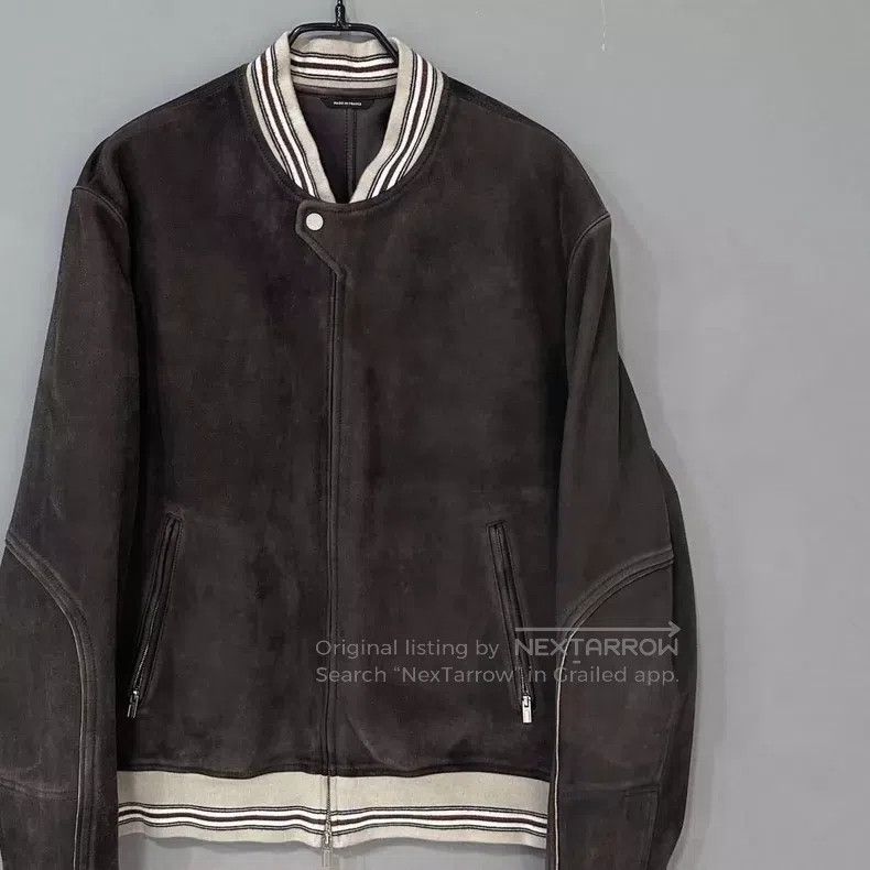 Hermes Hermes Brown Genuine Leather Zip-Up Jacket Size US L / EU 52-54 / 3 - 2 Thumbnail
