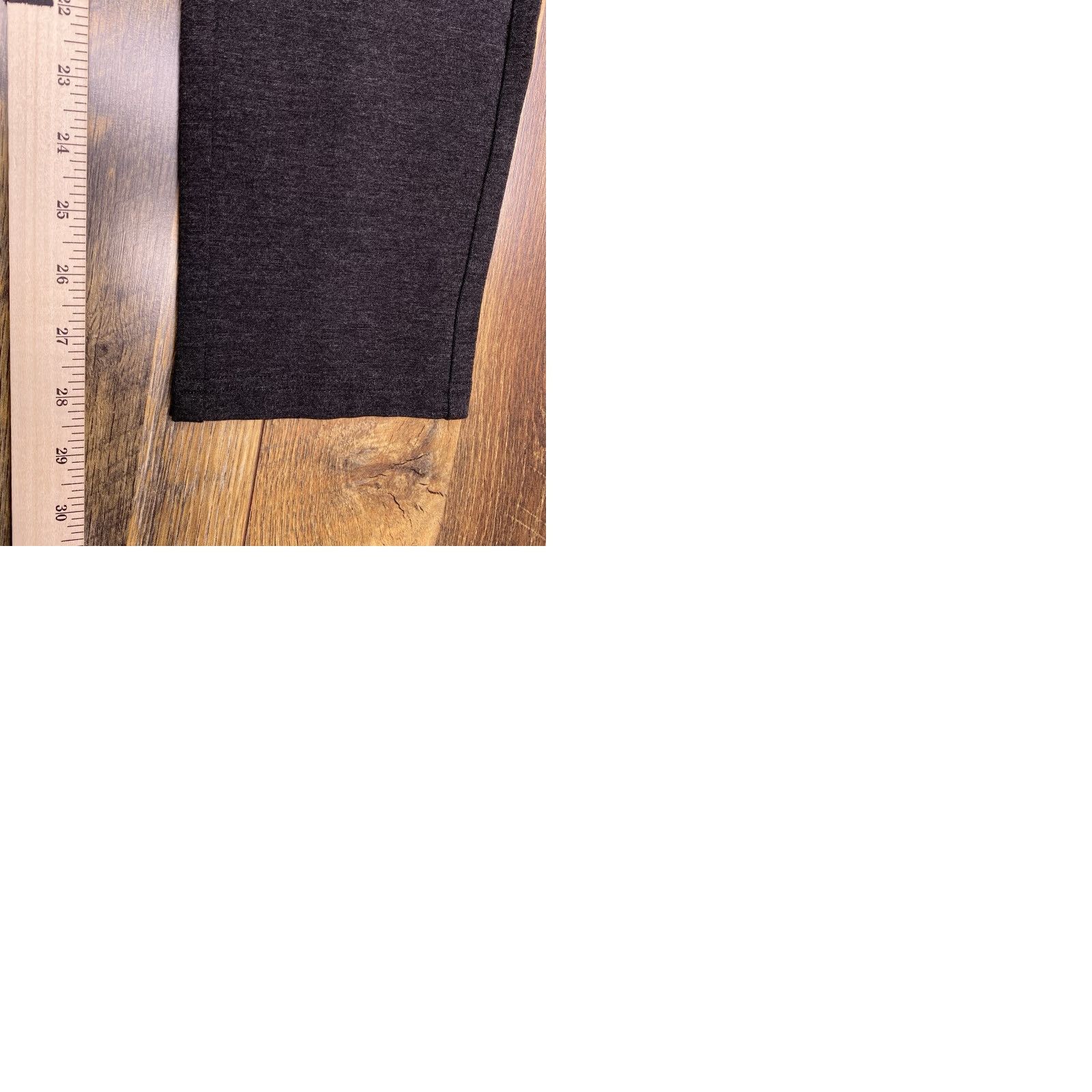 NYDJ NYDJ Ankle Pants 10 Charcoal Stretch Ponte Zip Pockets Size 32" / US 10 / IT 46 - 9 Thumbnail