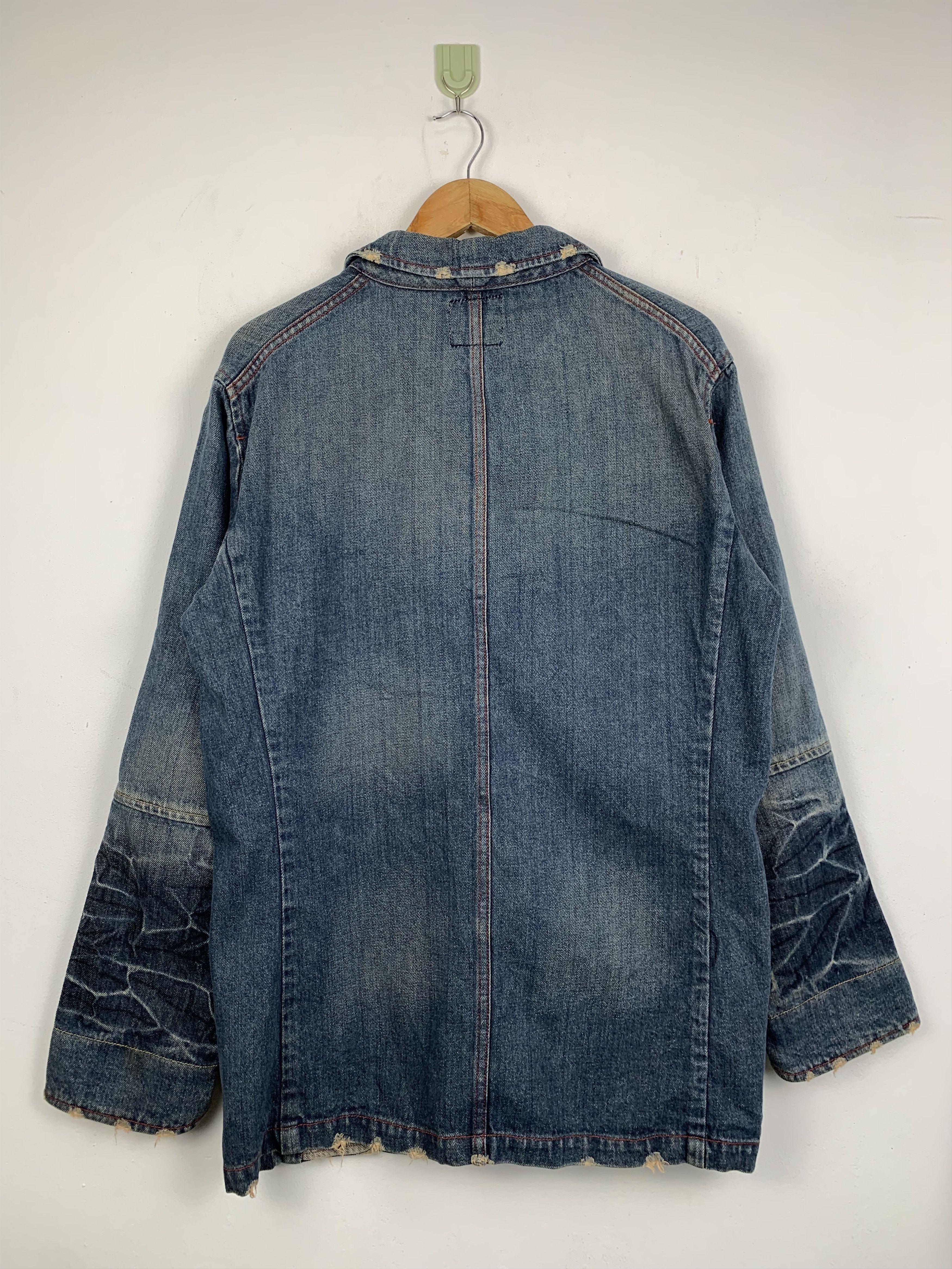 Japanese Brand Vintage Japanese Brand Denim Jacket J1420 Size US L / EU 52-54 / 3 - 3 Thumbnail