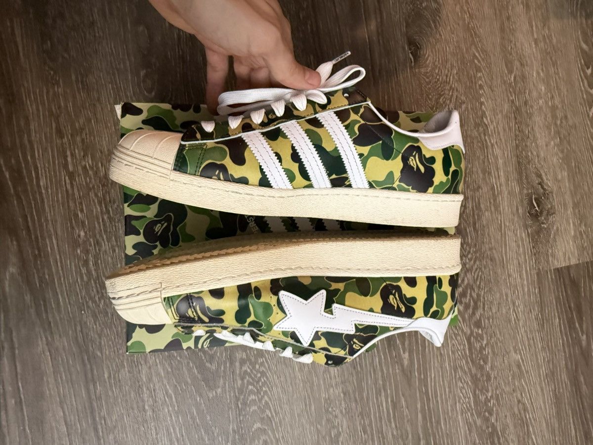 Adidas Adidas X bape superstar Size US 10.5 / EU 43-44 - 5 Thumbnail
