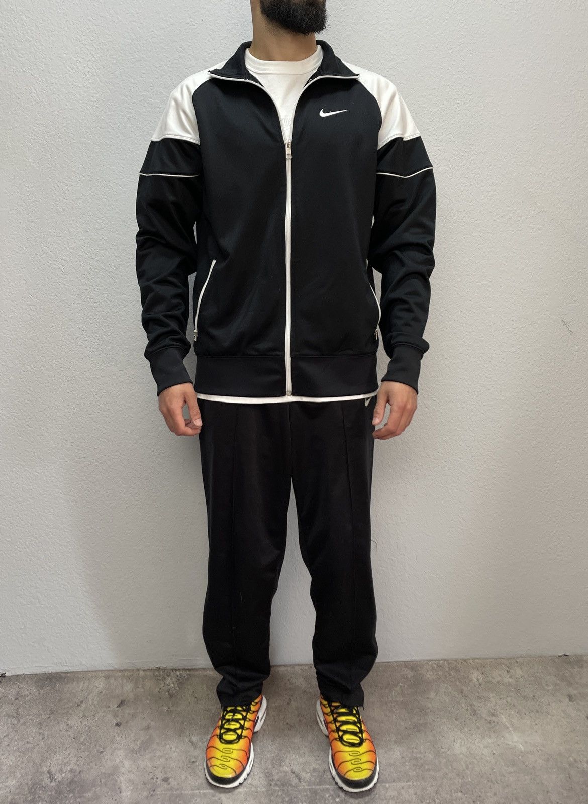 ウォーキング NIKE - 00s NIKE track jacket & pants set up Y2K Nike Vintage Y2K Nike 00s Two-Piece Track Suit Set y2k Track