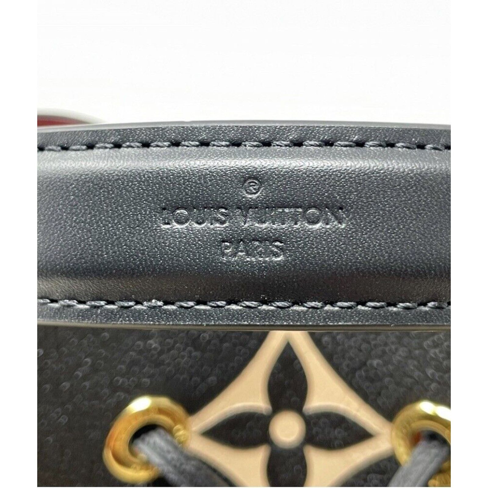 Louis Vuitton Louis Vuitton NéoNoé Shoulder Bag MM Black Leather Size ONE SIZE - 9 Thumbnail