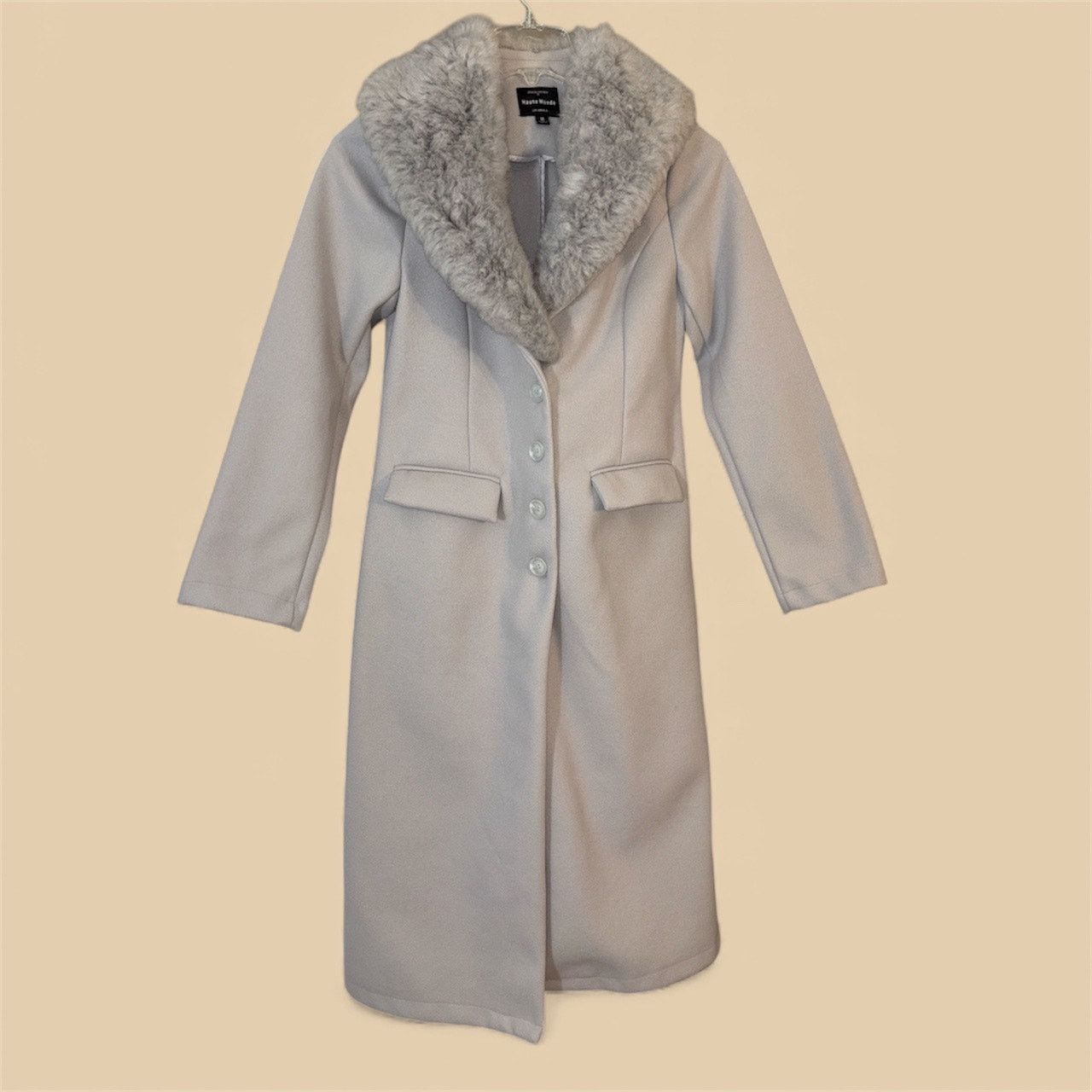 The Unbranded Brand Haute Monde Woven Peacoat Size Medium Size M / US 6-8 / IT 42-44 - 1 Thumbnail