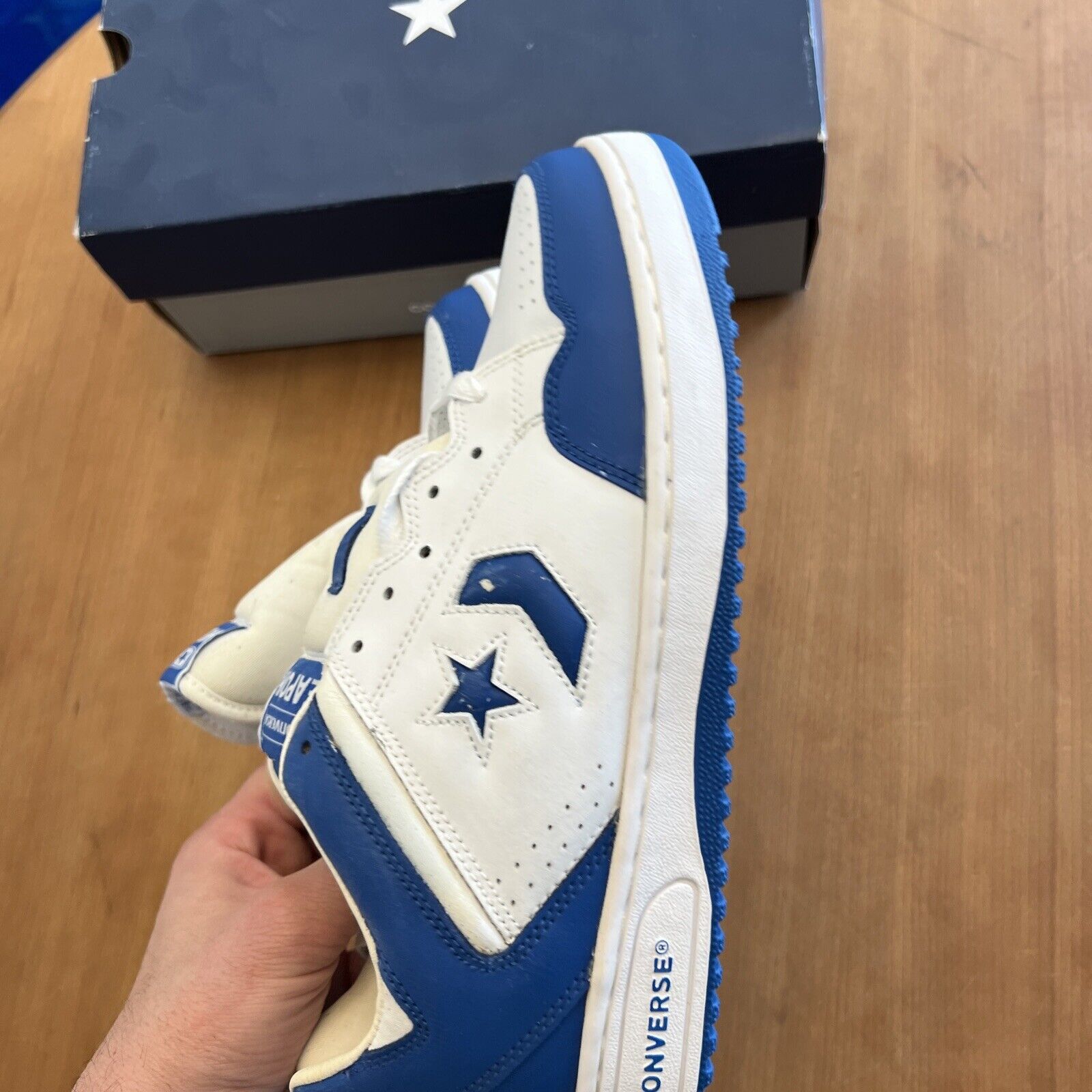 Converse Vintage Converse Weapon Ox Blue/White Size 10.5 1H718 Size US 10.5 / EU 43-44 - 13 Thumbnail