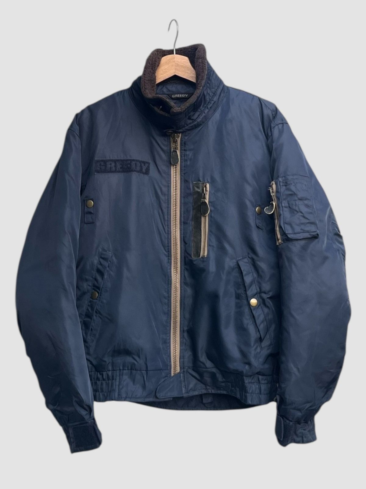 Kadoya Vintage Greedy Motorcycle Rider Bomber Jacket Size US S / EU 44-46 / 1 - 2 Thumbnail