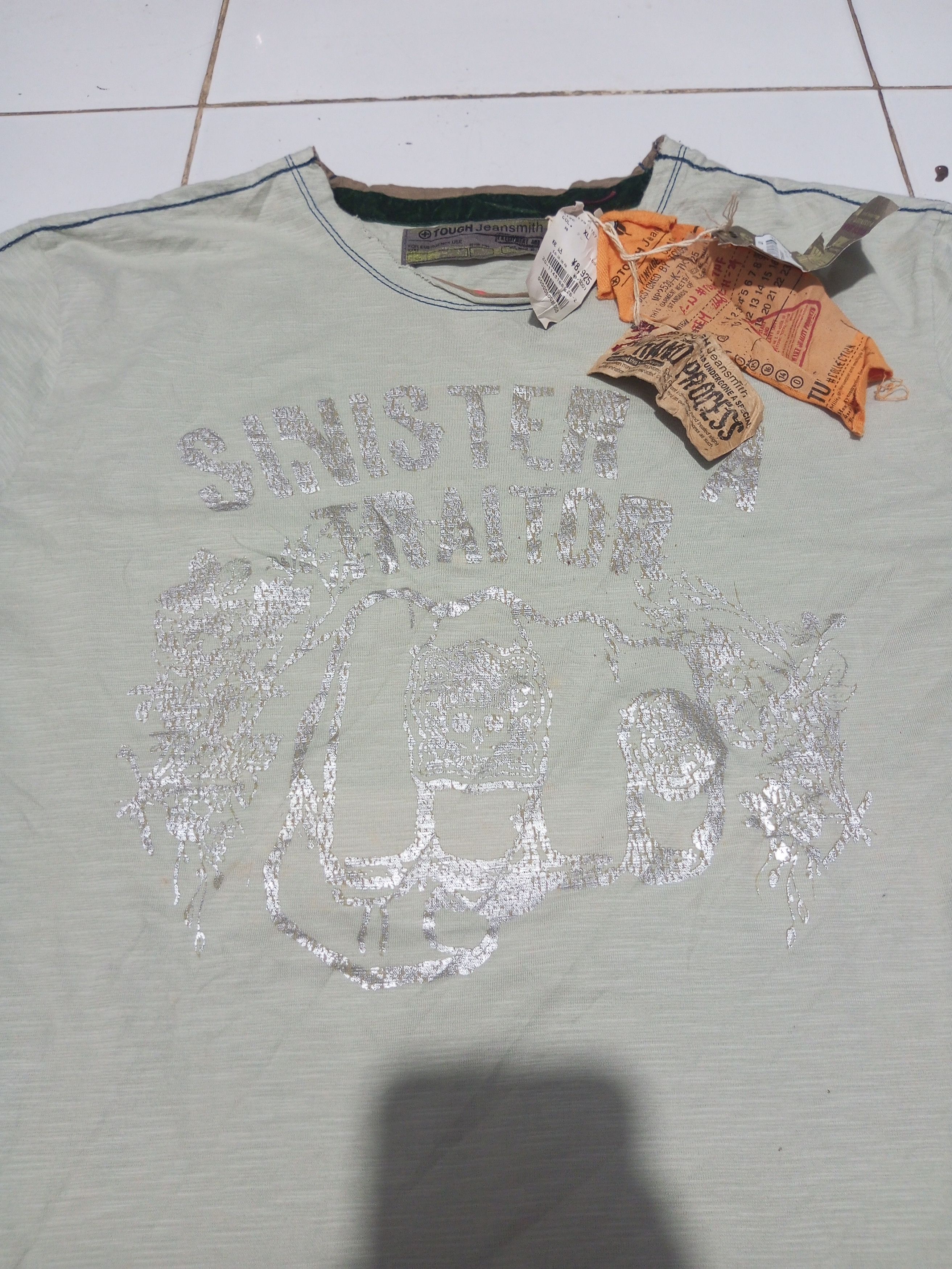 20471120 Tough jeansmith distressed tee Size US XL / EU 56 / 4 - 17 Thumbnail