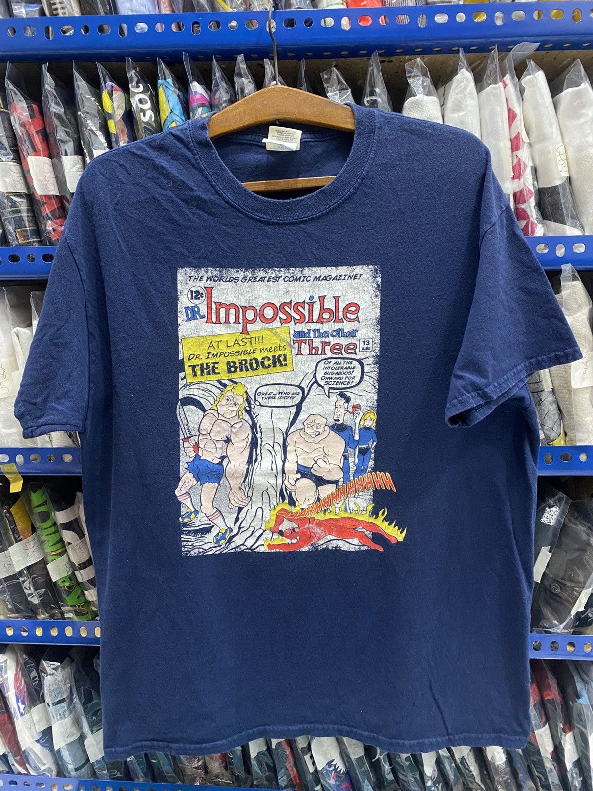 Gildan DR IMPOSSIBLE AND THE OTHER THREE TSHIRT Size US L / EU 52-54 / 3 - 1 Thumbnail