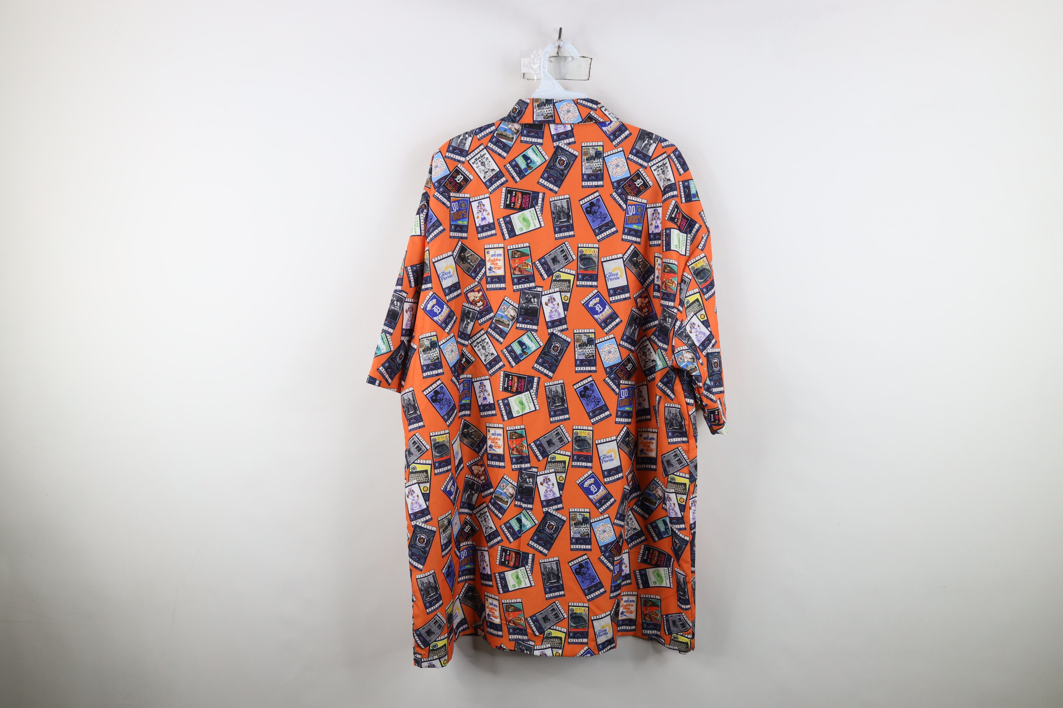 Vintage Vintage Baseball All Over Print Camp Collar Button Shirt Size US XXL / EU 58 / 5 - 9 Thumbnail