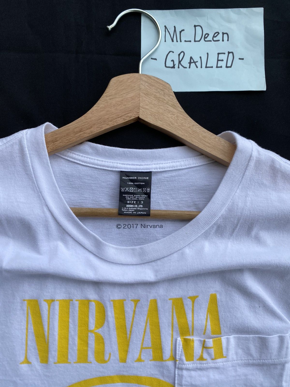 Number (N)ine Rare Number Nine x Nirvana Yellow Smiley Tshirt Size US M / EU 48-50 / 2 - 13 Thumbnail