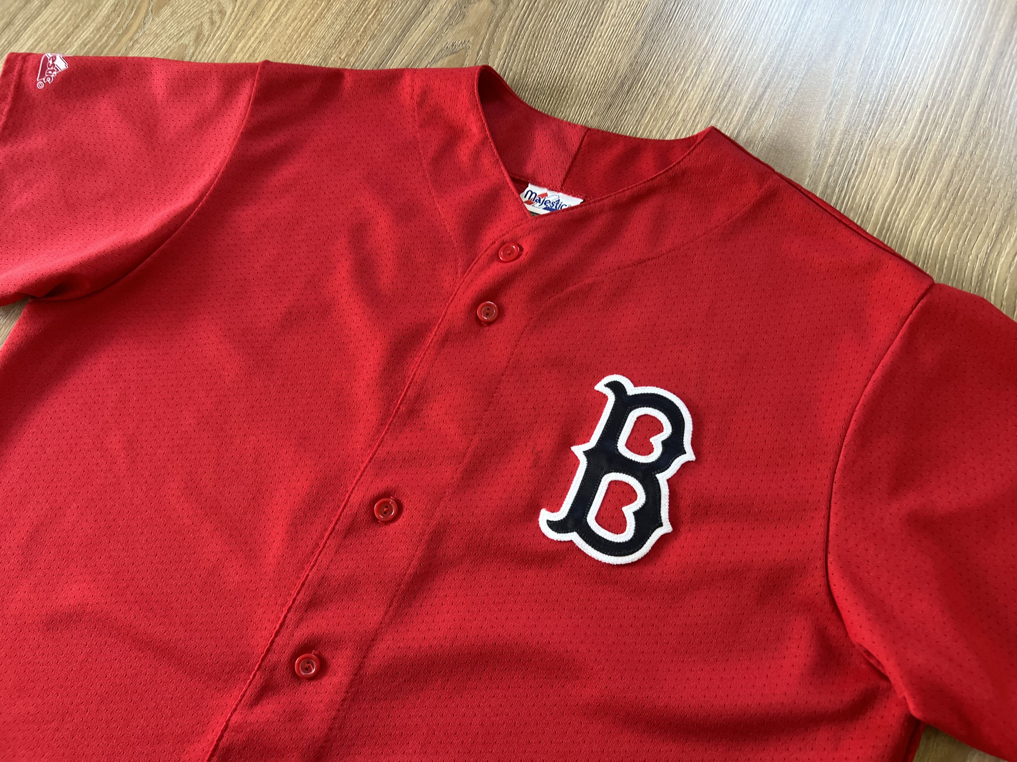 MLB × Majestic Rare Majestic Boston Red Sox Nomar Garciaparra #5 Size US XL / EU 56 / 4 - 6 Thumbnail