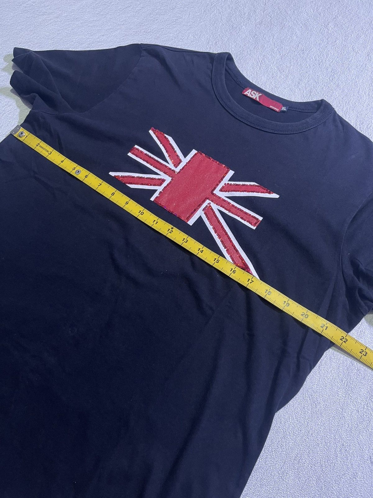 If Six Was Nine Y2K ASK MOTIF FLAG GLITER STYLE Size US L / EU 52-54 / 3 - 8 Thumbnail