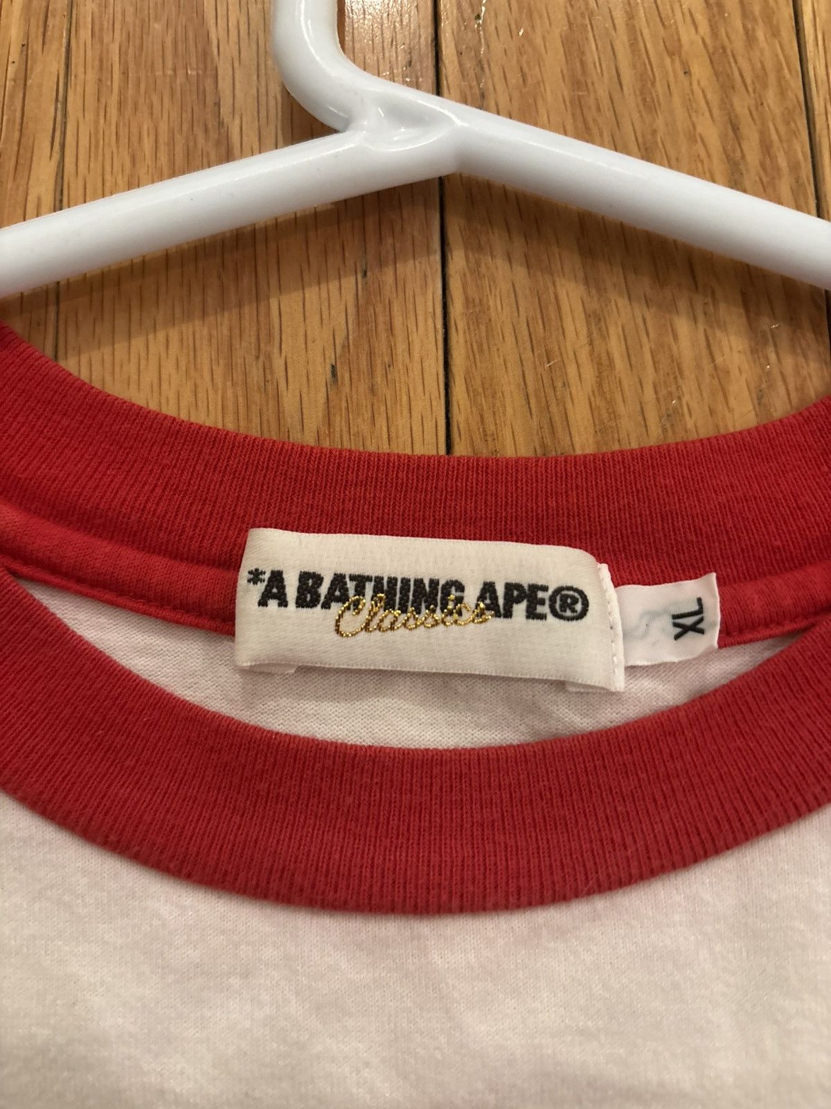 Bape Bape Quarter Sleeve Tee Shirt Size US XL / EU 56 / 4 - 5 Thumbnail