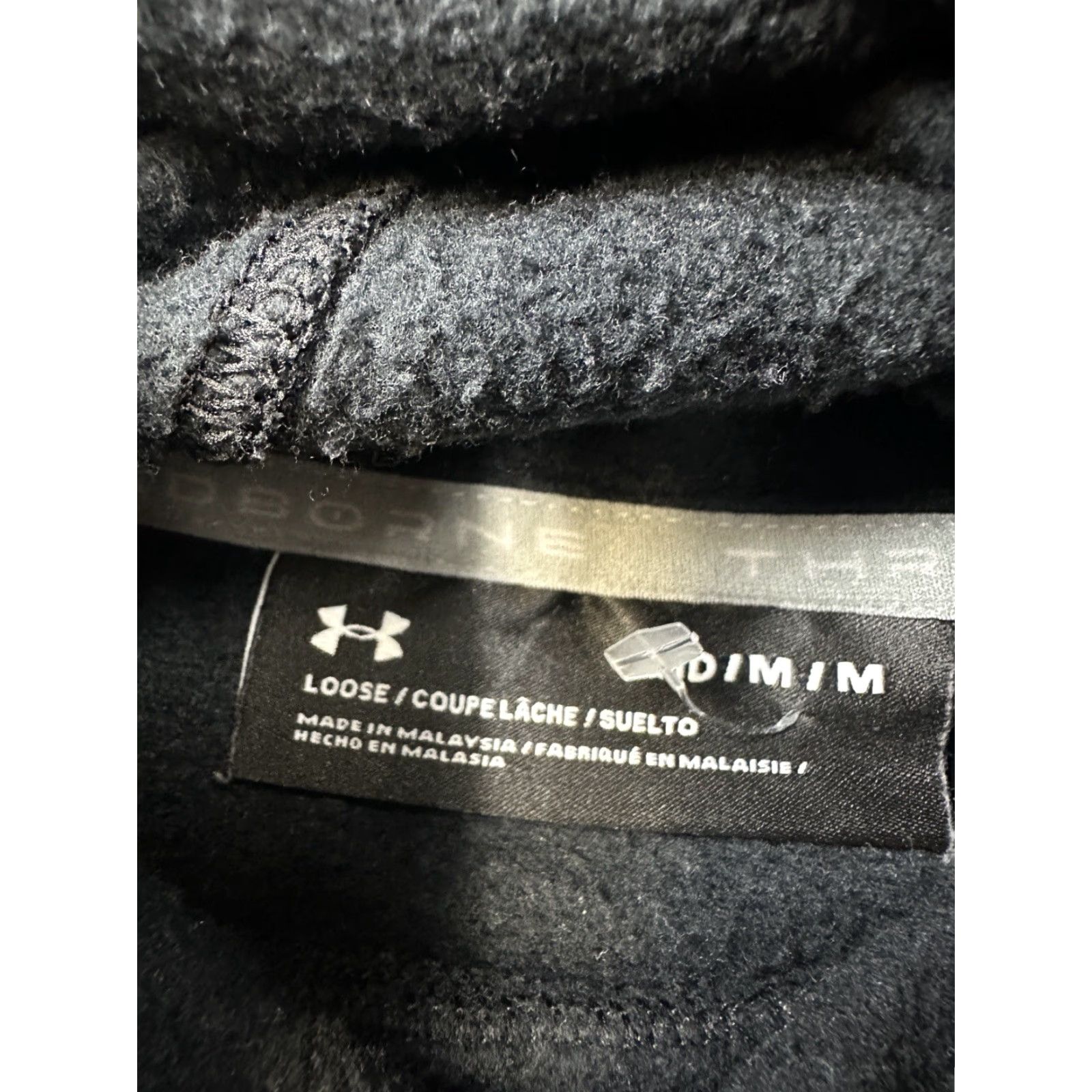 Under Armour Under Armour Hoodie Sweatshirt Womens Medium Black Loose Fit Pullover Size M / US 6-8 / IT 42-44 - 3 Thumbnail