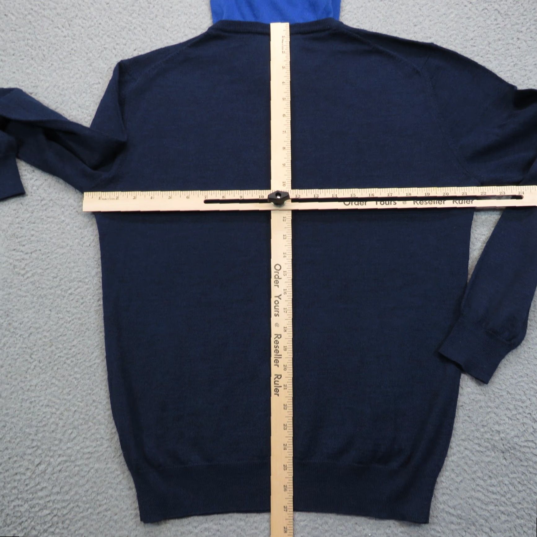 Vintage Dirk Bikkembergs Hoodie Men Medium Wool Navy Blue Hooded Sweater Sweatshirt Logo Size US M / EU 48-50 / 2 - 7 Thumbnail