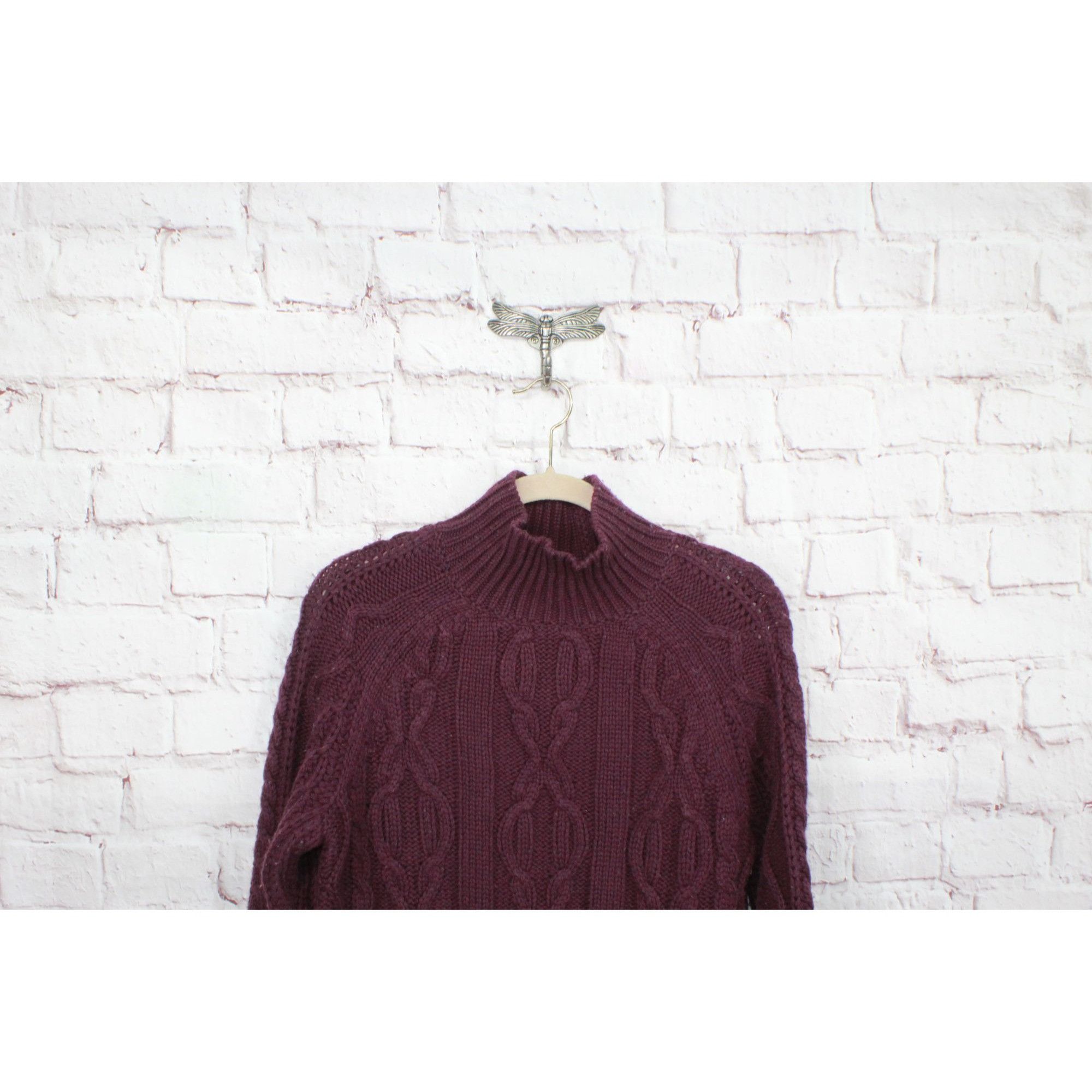 L.L. Bean LL Bean Women's Cozy Fisherman Sweaters and Pullovers Size S / US 4 / IT 40 - 2 Thumbnail