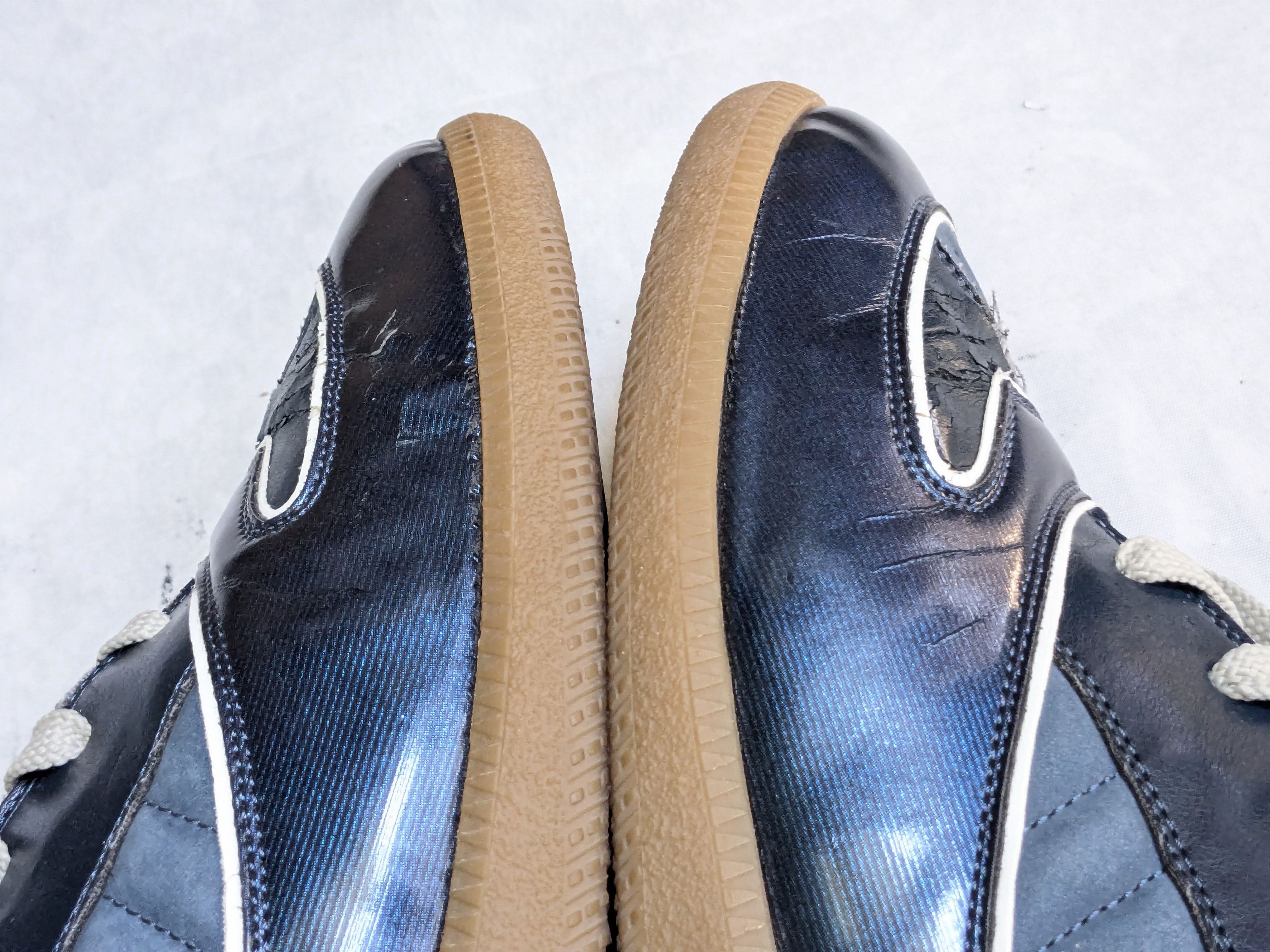Maison Margiela Maison Margiela High Top Sneakers Blue 12 45 Leather Gum Size US 12 / EU 45 - 13 Thumbnail