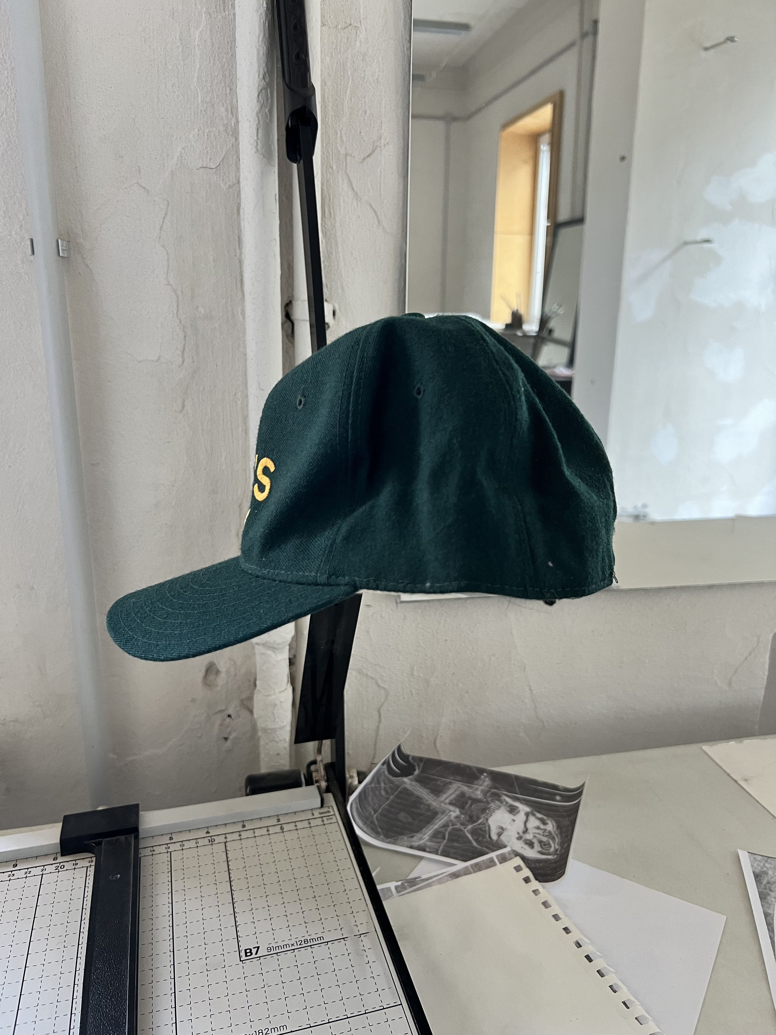 MLB A's Oakland Vintage Wool Rare Baseball Truck Cap Size ONE SIZE - 3 Thumbnail