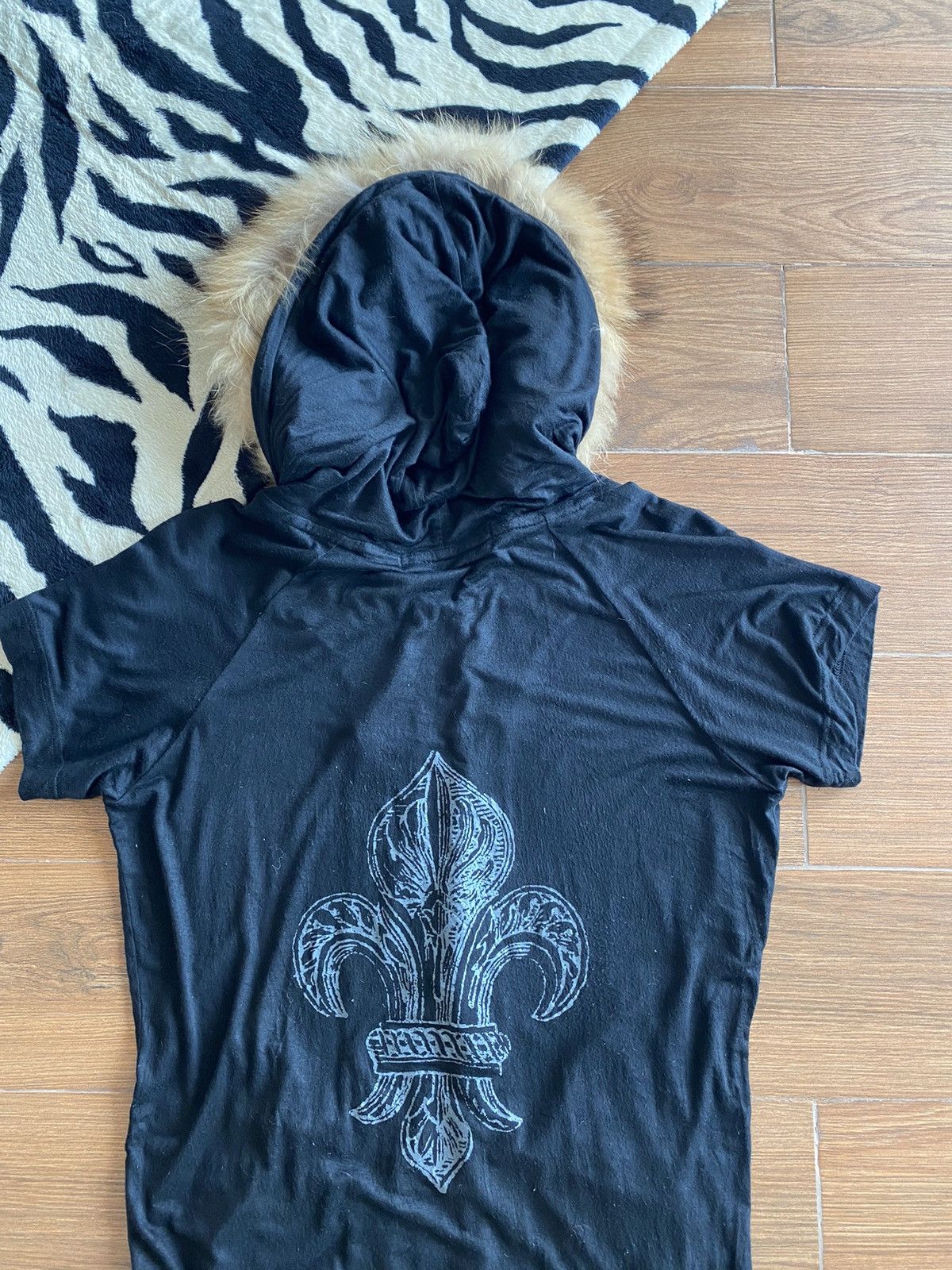 Hysteric Glamour Japanese poem Faux Fur Hoodie Chrome Hearts styled Size US L / EU 52-54 / 3 - 3 Thumbnail