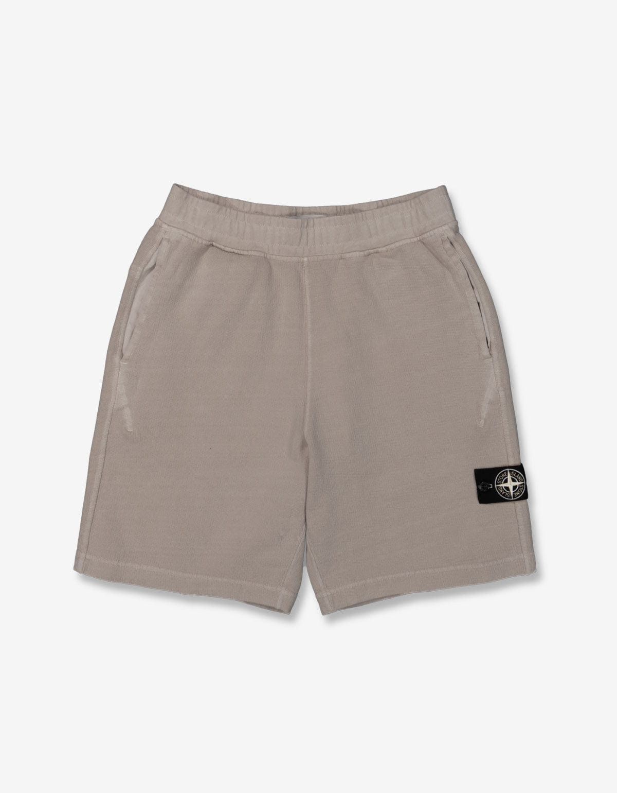 image of Stone Island Grey Closed Loop Sweat Shorts, Men's (Size 36)