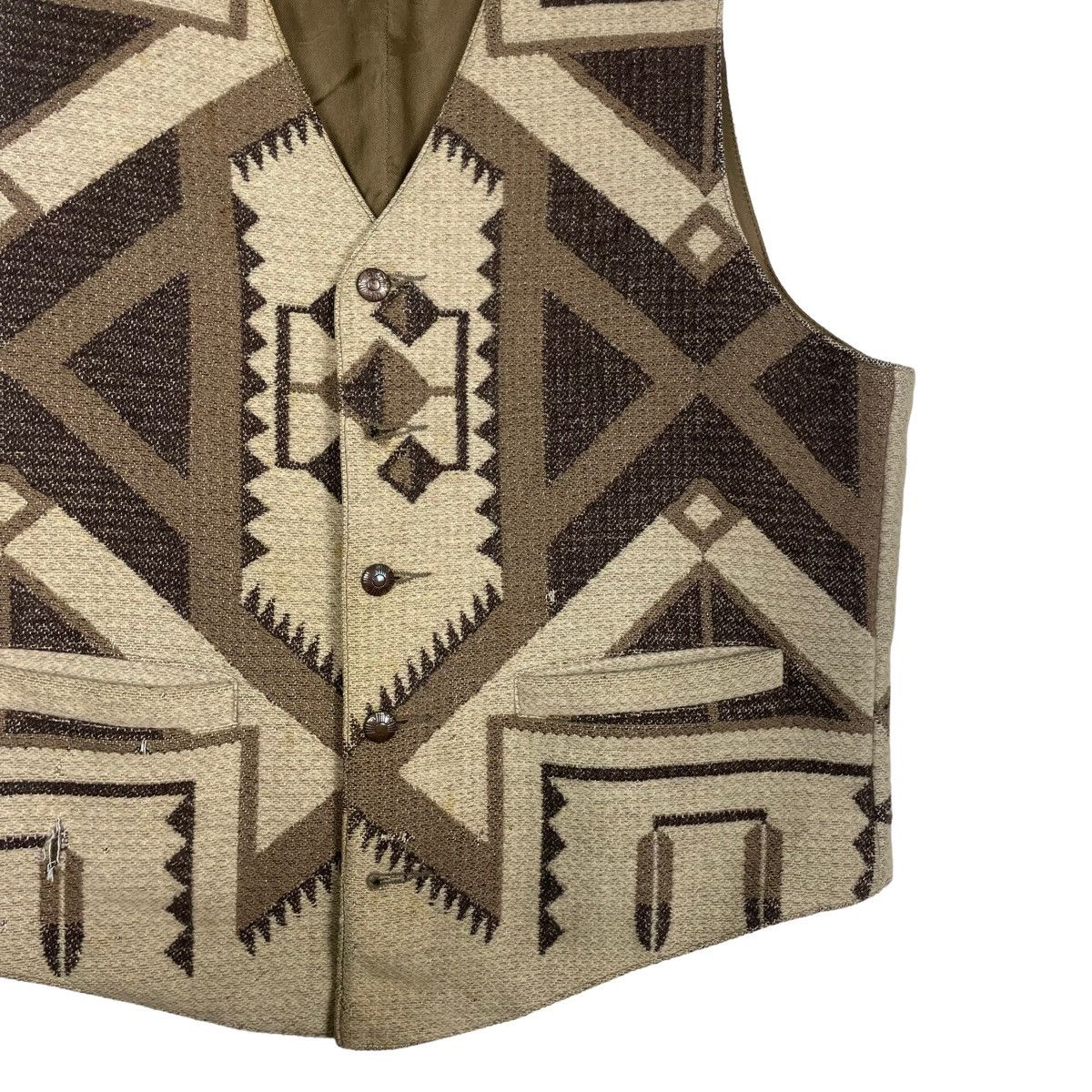 Pendleton 💥NAVAJO WESTERN BUTTON VEST Size US M / EU 48-50 / 2 - 4 Thumbnail