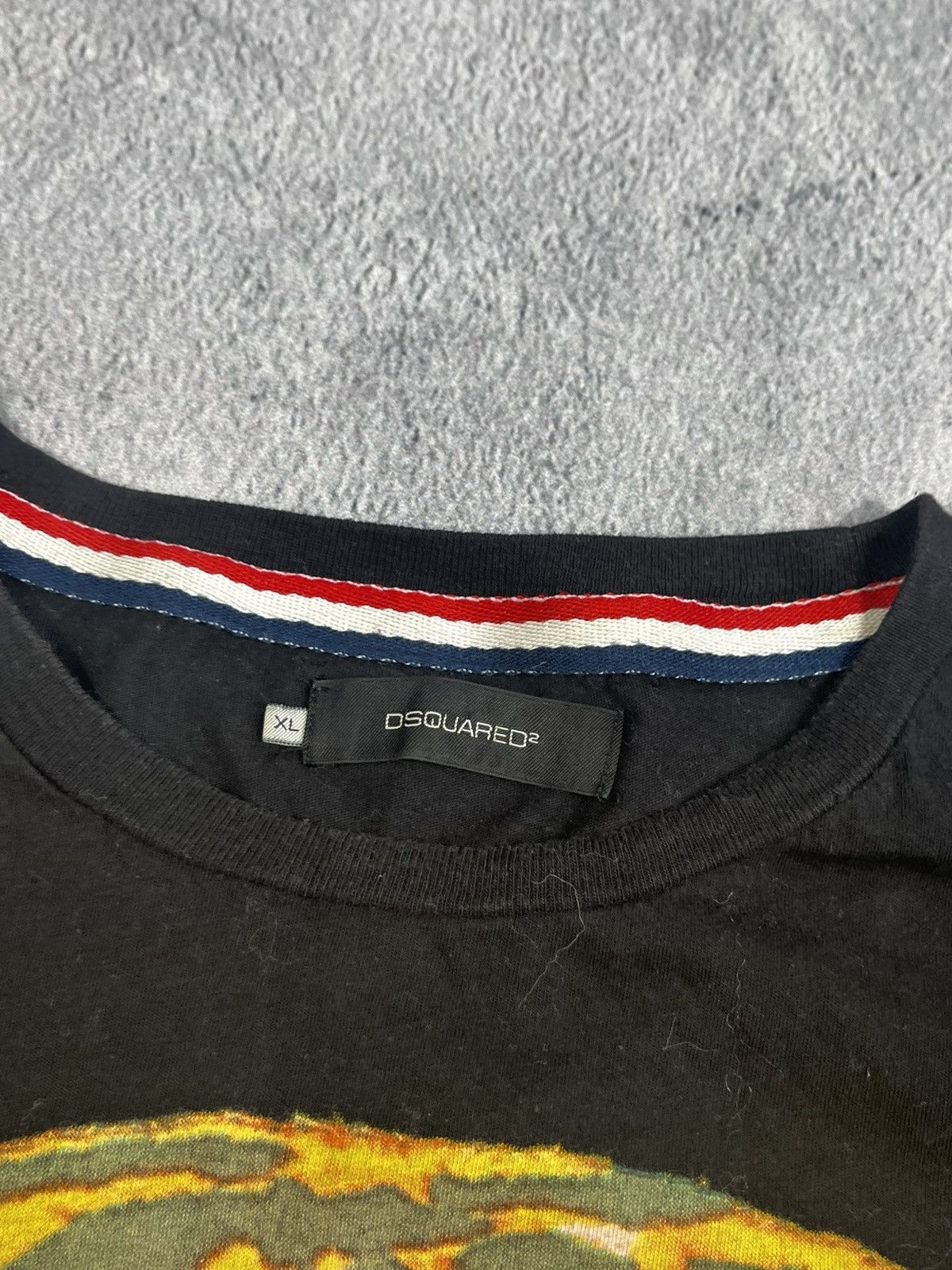 Dsquared2 × Vintage Vintage Y2K Disquared 2 tiger big logo tee size XL Size US XL / EU 56 / 4 - 7 Thumbnail