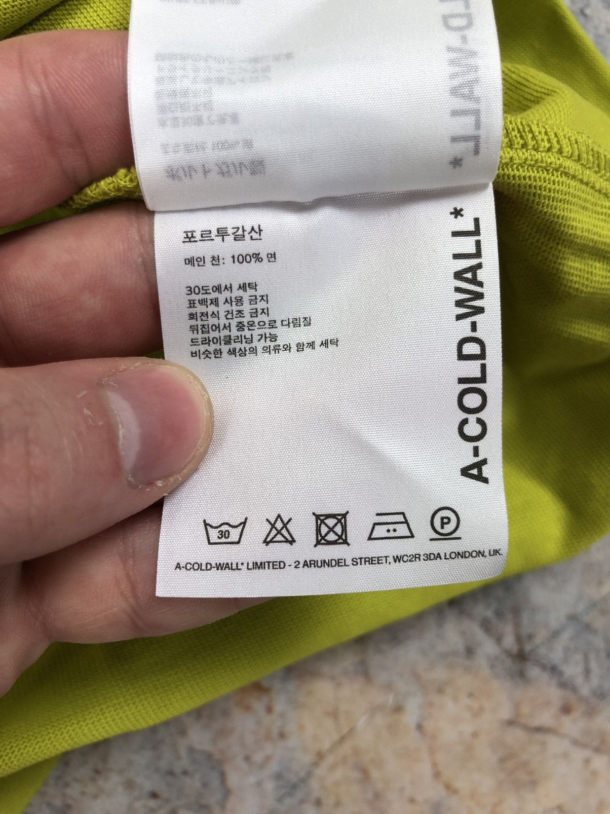 A-COLD-WALL* A COLD WALL* NEW T-SHIRT Size US S / EU 44-46 / 1 - 7 Thumbnail