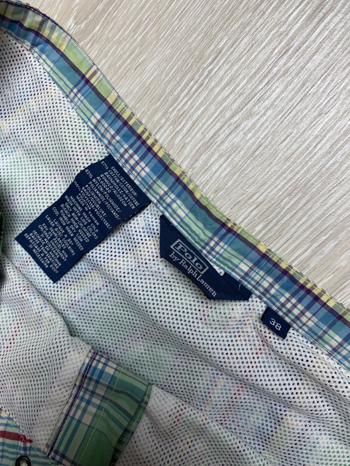 Polo Ralph Lauren Title: Vintage Polo Ralph Lauren Men's Plaid Swim Board Size US 38 / EU 54 - 3 Thumbnail
