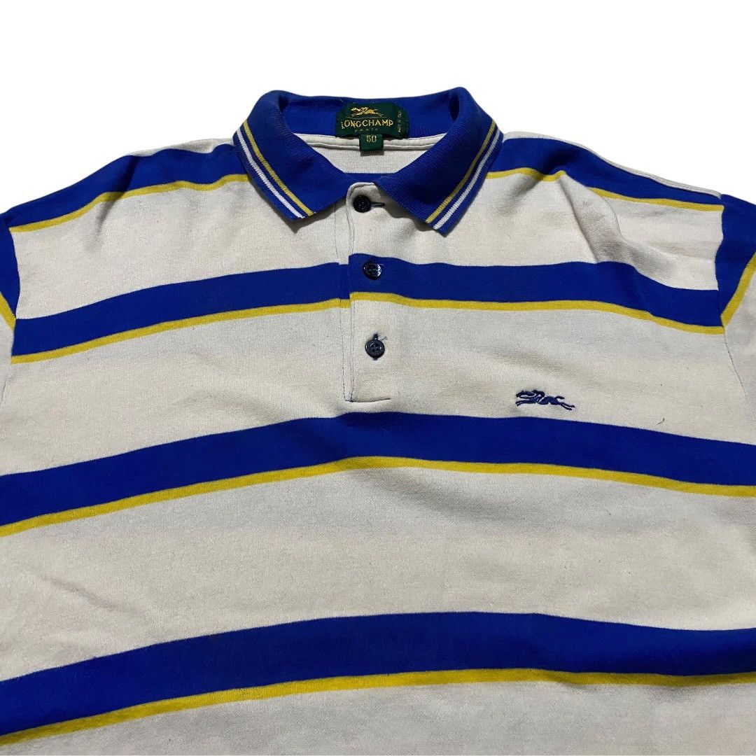 Longchamp Longchamp paris stripe polo shirt Size US S / EU 44-46 / 1 - 2 Thumbnail