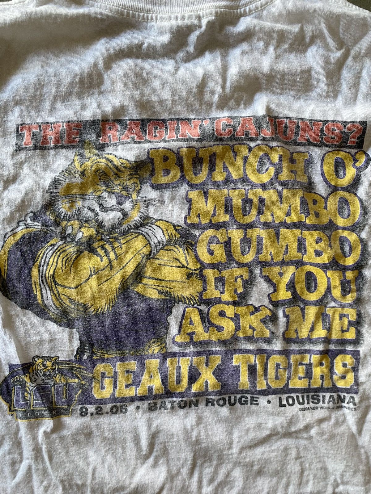 Vintage Vintage LSU Football Tee Size US L / EU 52-54 / 3 - 6 Thumbnail