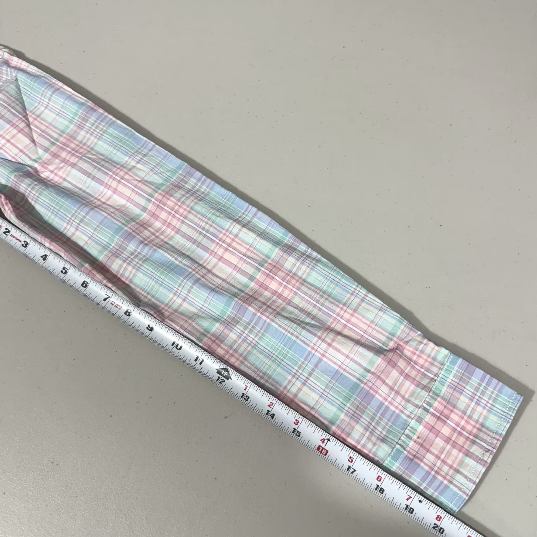 Vintage Hope & Henry Mens Shirt Plaid Button-Down Pink S Size US S / EU 44-46 / 1 - 2 Thumbnail