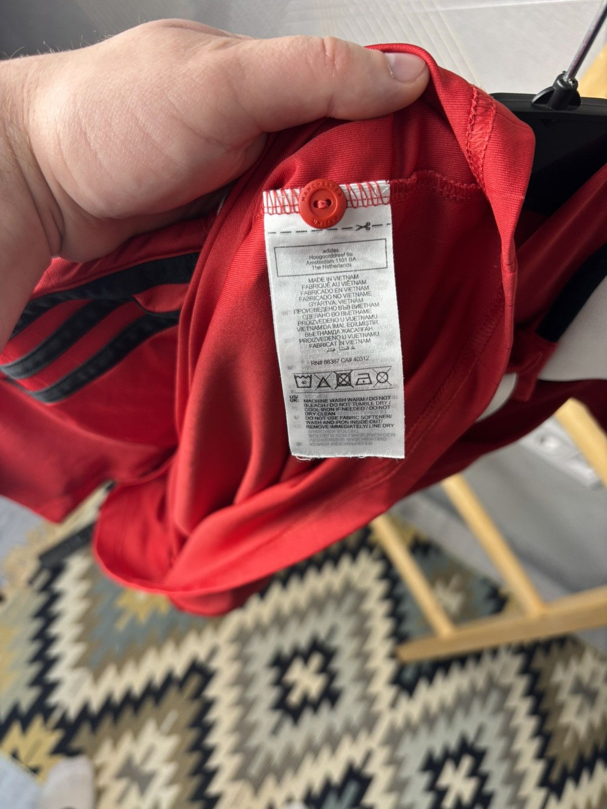 Adidas Manchester United Adidas DXC Technology Team Viewer Size US M / EU 48-50 / 2 - 7 Thumbnail