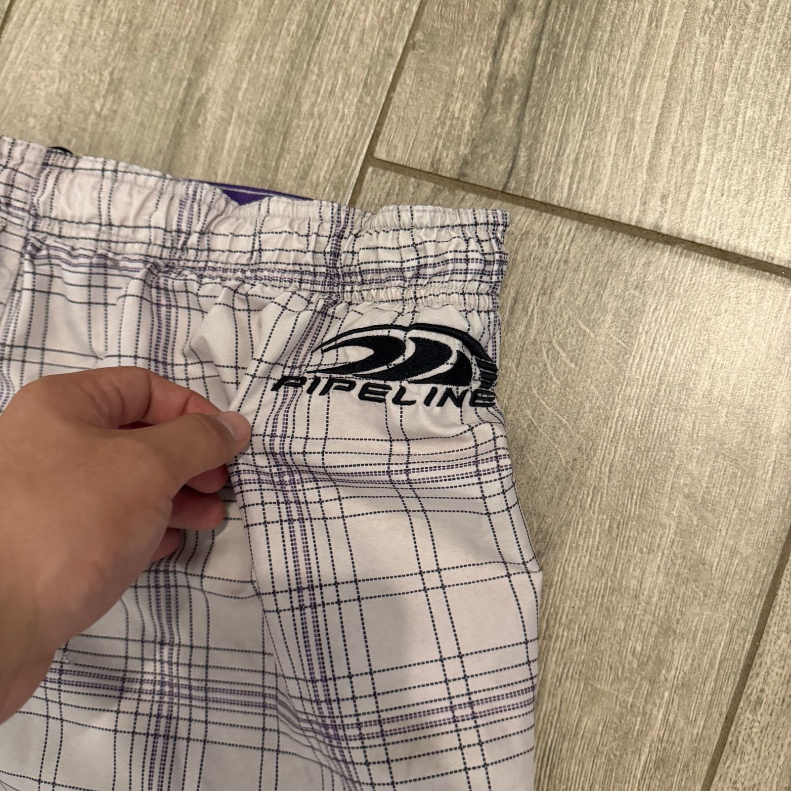 O'Neill O'Neill Pipeline Mens Plaid Cargo Elastic Waist, Minor Marks Size US 32 / EU 48 - 2 Thumbnail