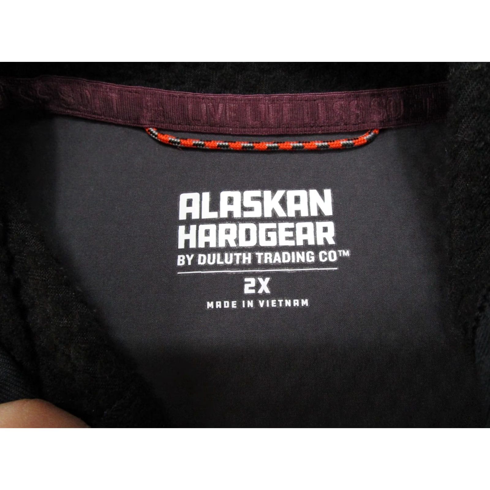 Vintage Alaskan Hardgear Hoodie Womens Plus 2X Red Thermal Fleece Crosslayer Pullover Winter Adult Womens 80279 Size XXL / US 16-18 / IT 52-54 - 2 Thumbnail
