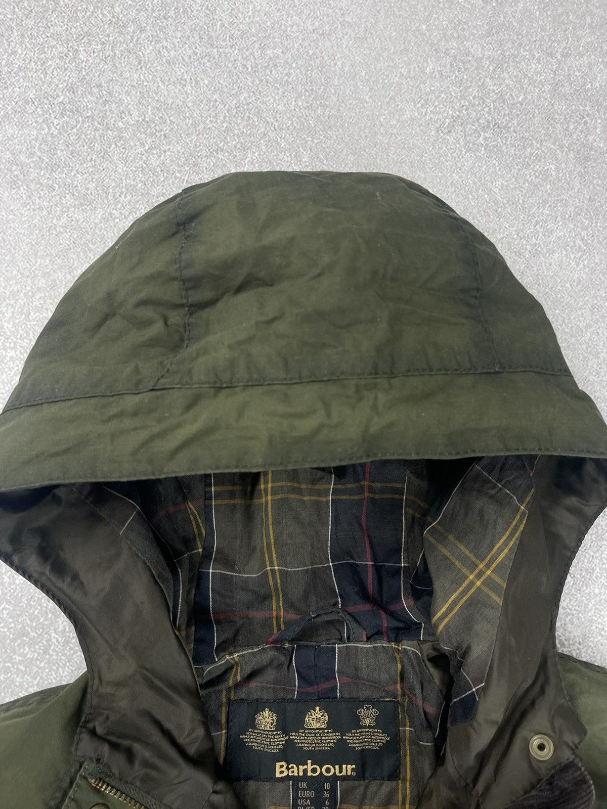 Barbour × Vintage × Wax London Barbour Flyweight Beadnell Wax Parka Jacket Size 10 Size M / US 6-8 / IT 42-44 - 8 Thumbnail