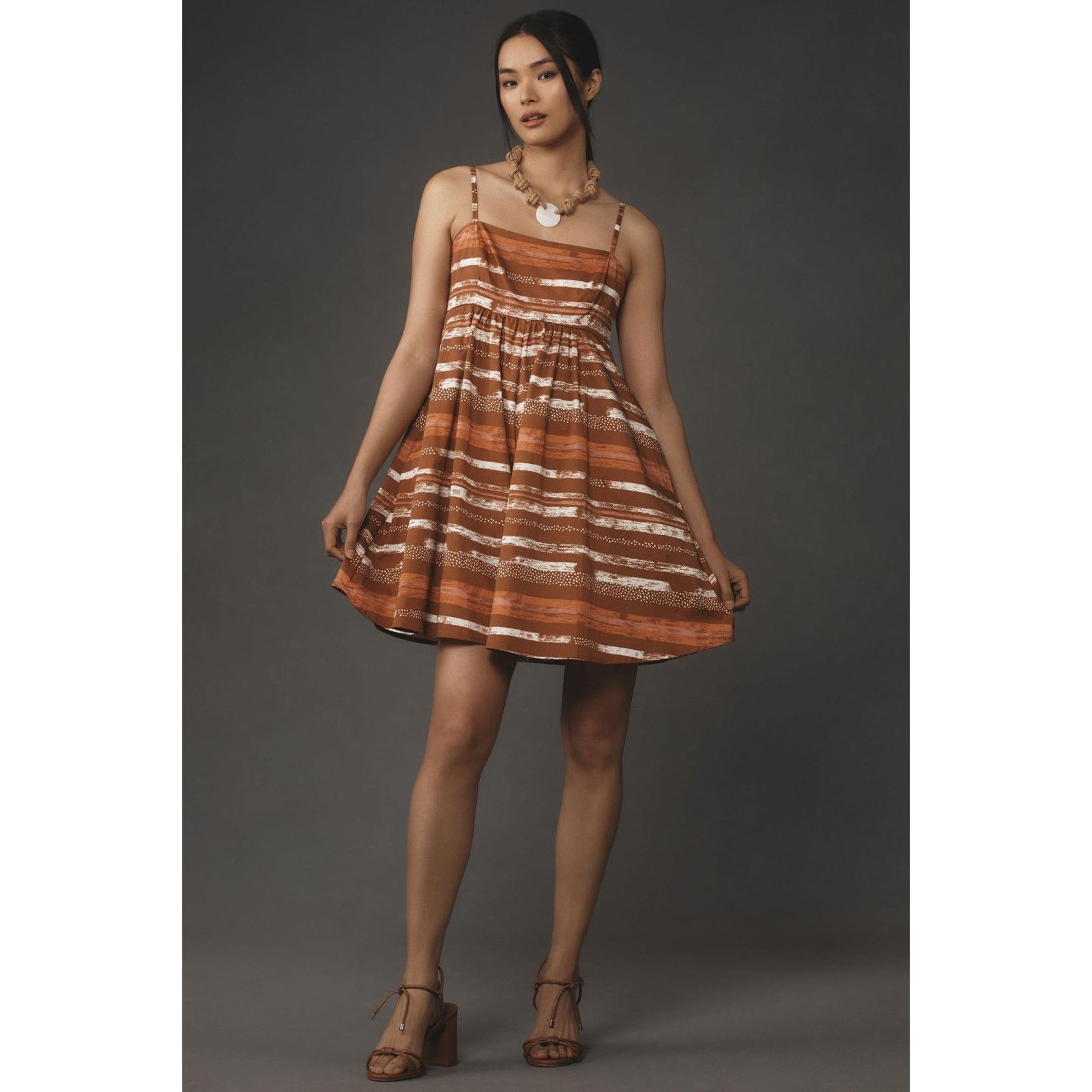 Anthropologie New Anthropologie Hutch Bandeau Romper $160 X-SMALL Brown Size 26" / US 2 / IT 38 - 3 Thumbnail