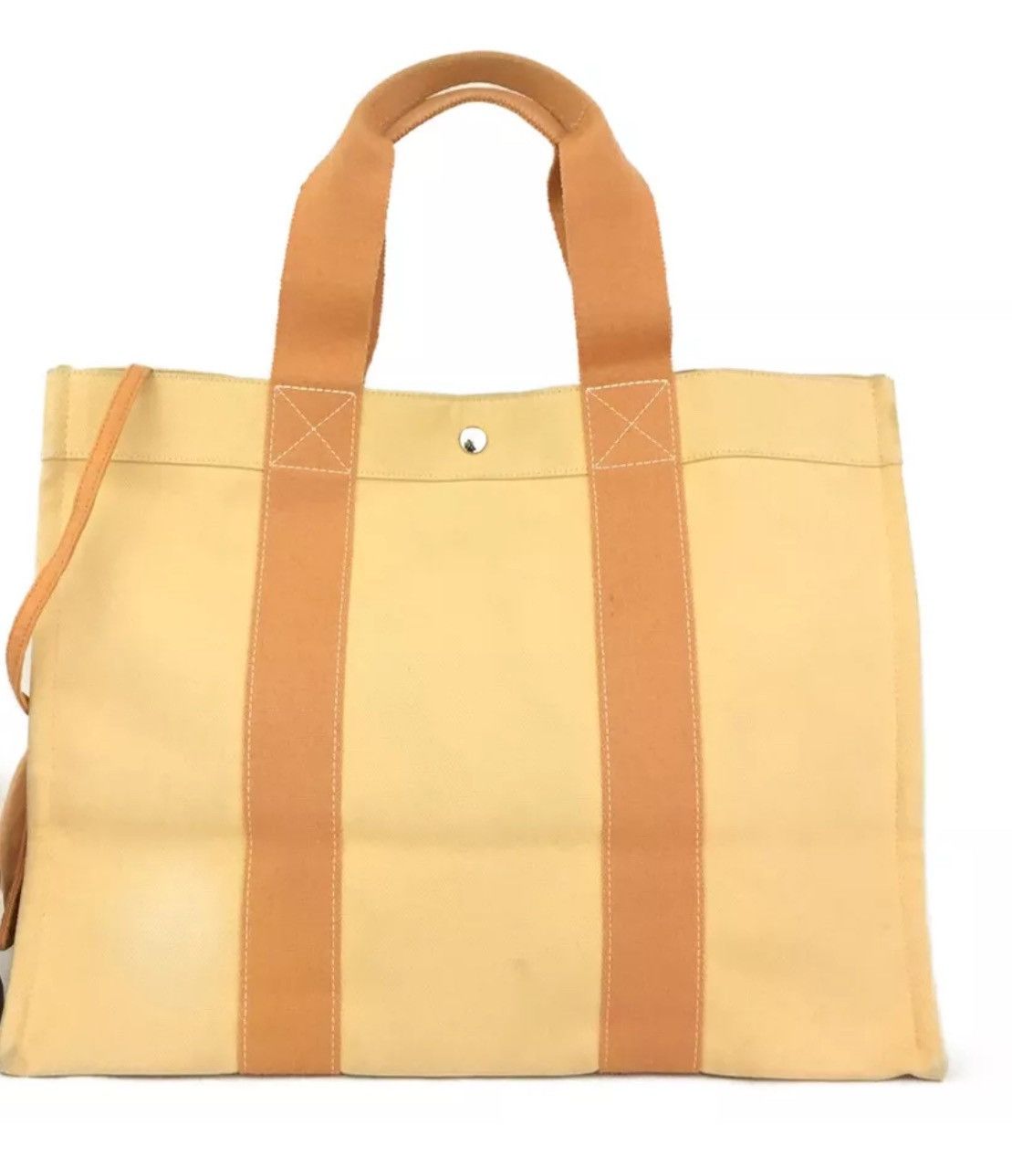 Hermes Hermès Bora Bora GM Tote Bag – Orange Canvas Size ONE SIZE - 2 Thumbnail