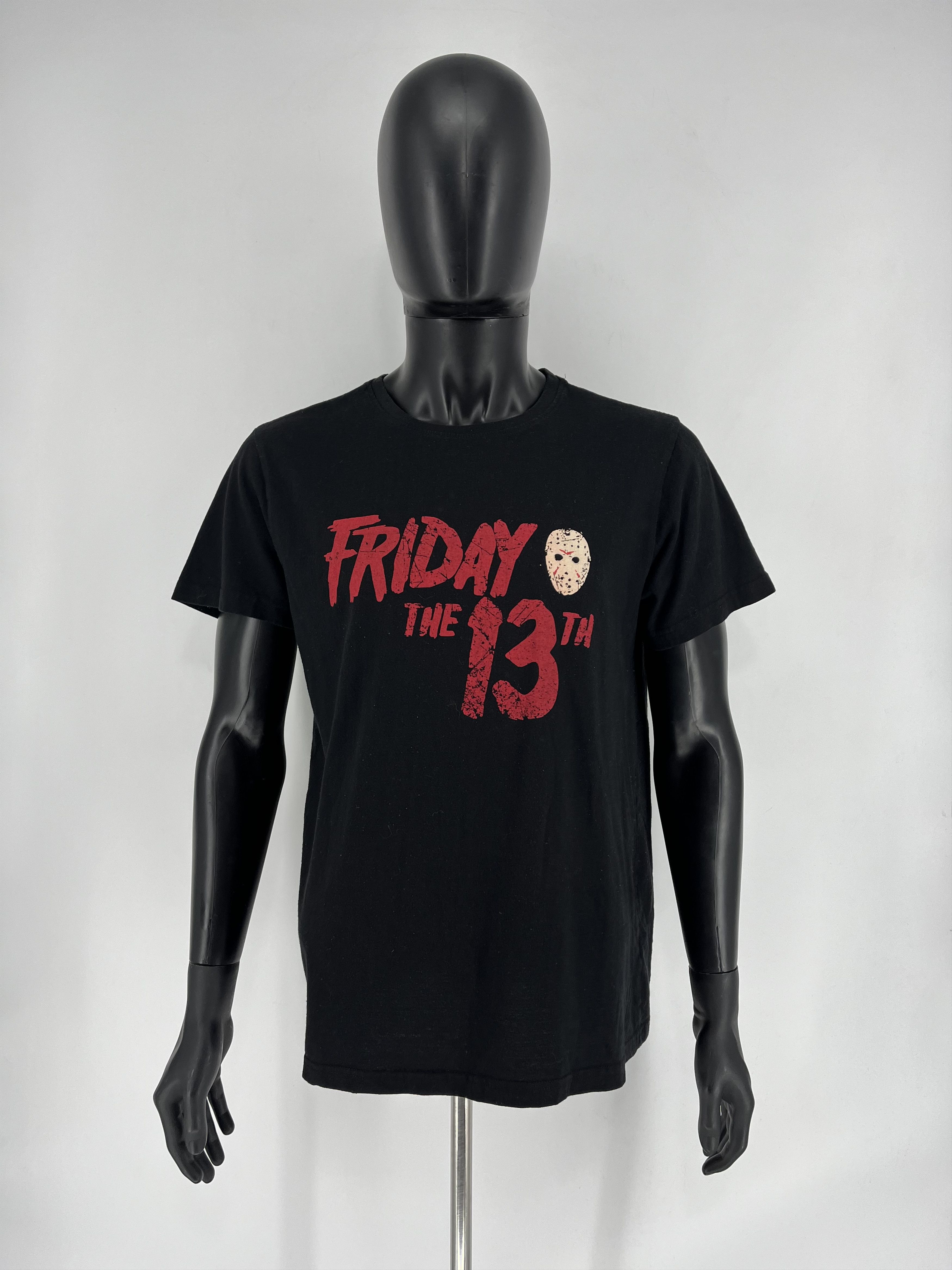 Vintage Friday The 13th Jason Voorhees I Love Friday HorrorMovie Tee Size US XL / EU 56 / 4 - 2 Thumbnail