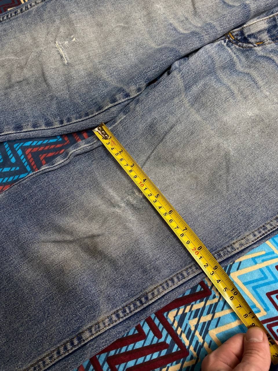 Vintage × Wrangler VINTAGE 90 WRANGLER MUDDY WASH STYLE DENIM Size US 34 / EU 50 - 19 Thumbnail