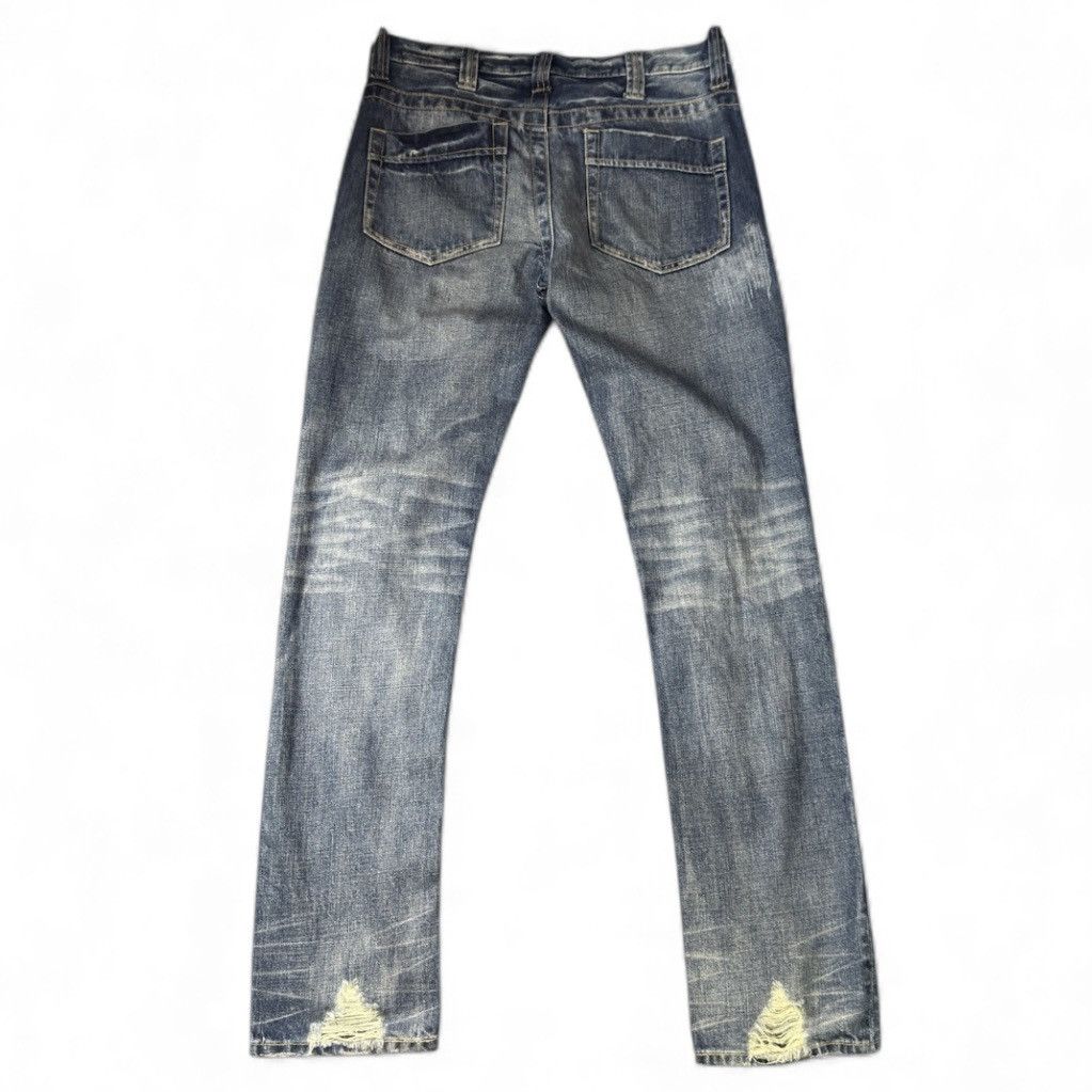 Affliction 🔥🇯🇵 Japanese Y2k PPFM Style Heritage Stone Side Zippee Denim Size US 34 / EU 50 - 3 Thumbnail