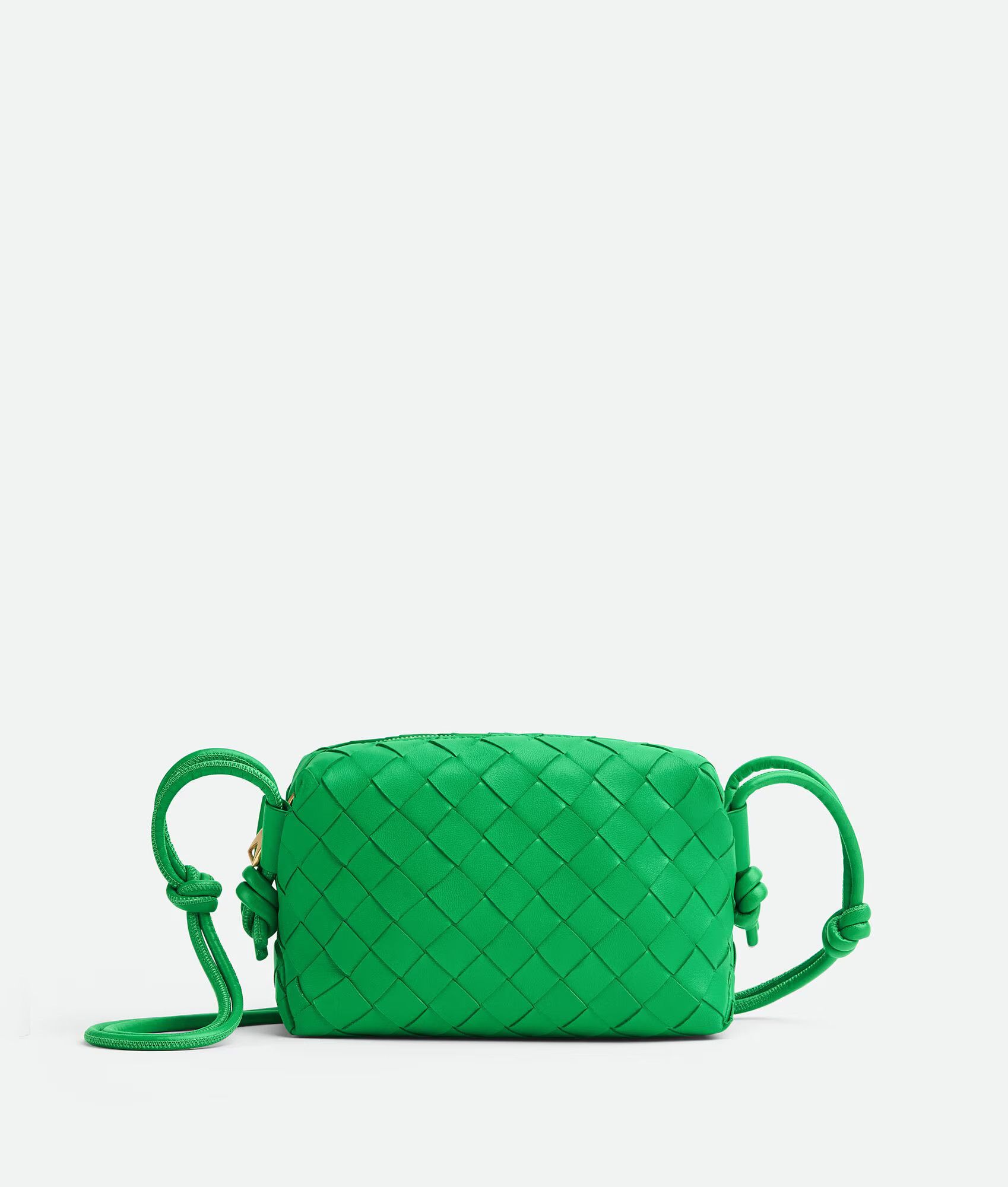 Bottega Veneta o1loc1c0824 Size: OS / Mini Loop Camera Bag in Green Size ONE SIZE - 1 Thumbnail