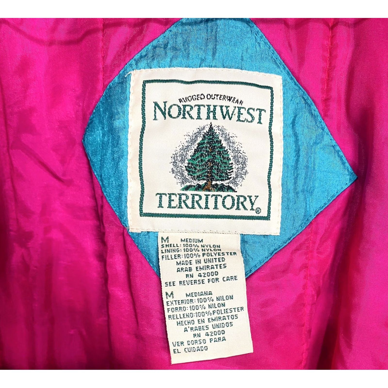 Weatherproof VINTAGE NORTHWEST TERRITORY RUGGED OUTWEAR WEATHERPROOF JACKET Women’s M Teal Size M / US 6-8 / IT 42-44 - 4 Thumbnail