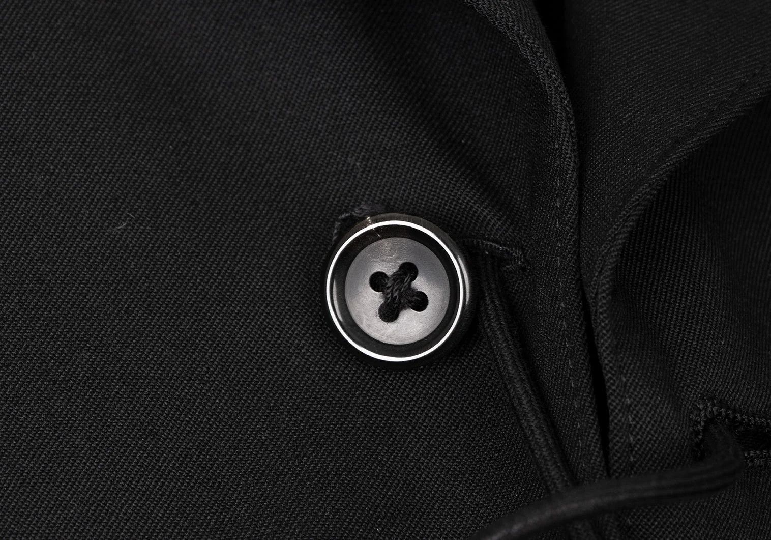 Yohji Yamamoto Yohji Yamamoto Wool Gabardine Jacket Black Size 3 Size US L / EU 52-54 / 3 - 4 Thumbnail