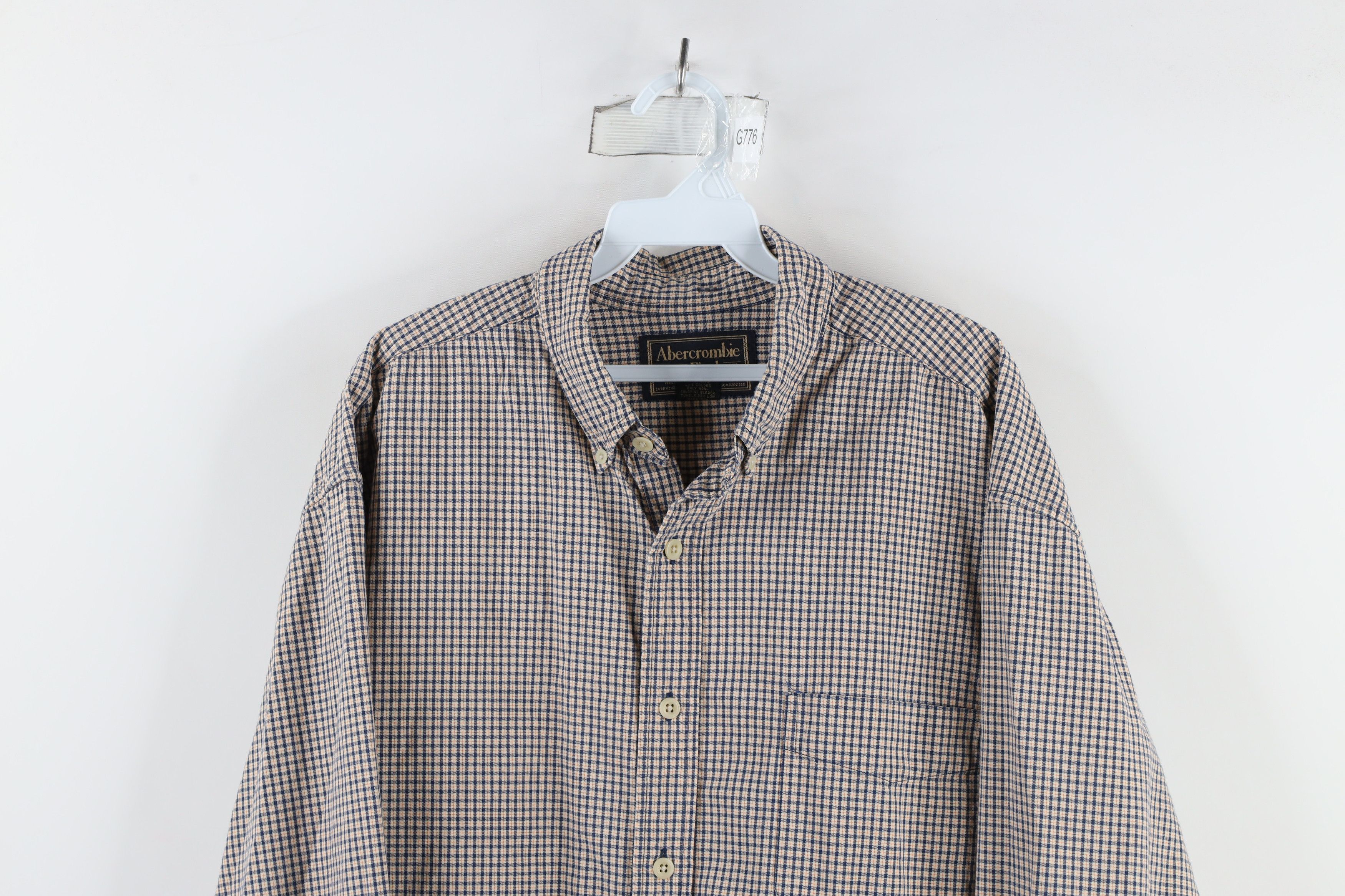 Abercrombie & Fitch × Vintage Vintage 90s Abercrombie & Fitch Collared Button Down Shirt Size US L / EU 52-54 / 3 - 2 Thumbnail