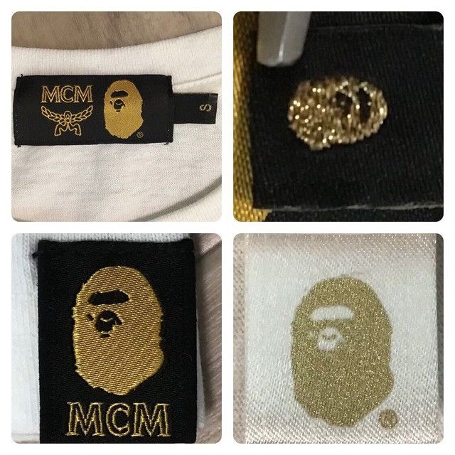 Bape × MCM MCM × BAPE camo APE HEAD T-shirt a bathing ape Size US S / EU 44-46 / 1 - 5 Thumbnail