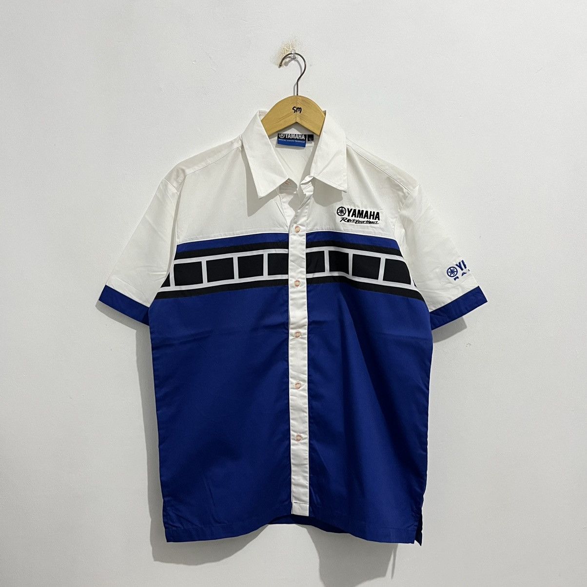 Yamaha Vintage Yamaha Racing Team Button Up Shirt Size US M / EU 48-50 / 2 - 1 Thumbnail