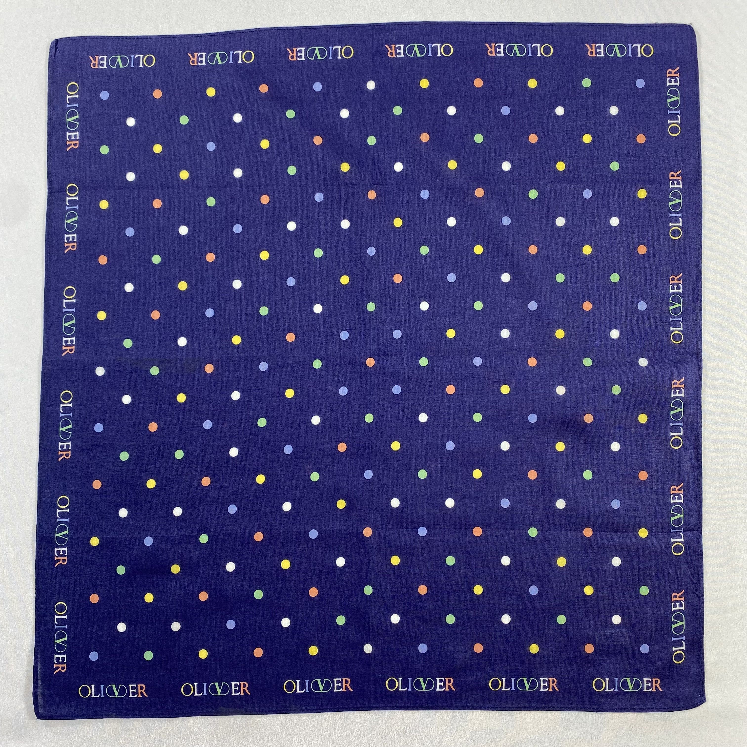 Vintage Oliver Handkerchief / Neckerchief / Bandana-P649 Size ONE SIZE - 1 Thumbnail