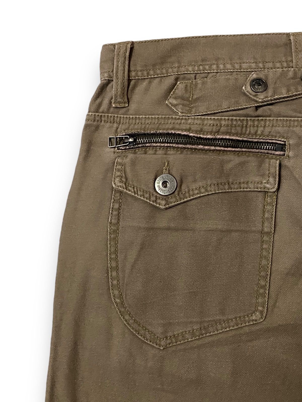 In The Attic In The Attic Japan Multipocket Beige Buckleback Button Denim Size US 32 / EU 48 - 10 Thumbnail